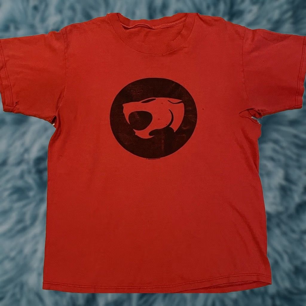 Vintage VINTAGE Thundercats Shirt M Thrashed Faded Distressed Red M Warner Bros Cartoon TV 90s Grunge Mens Shirt Size US M / EU 48-50 / 2 - 1 Thumbnail