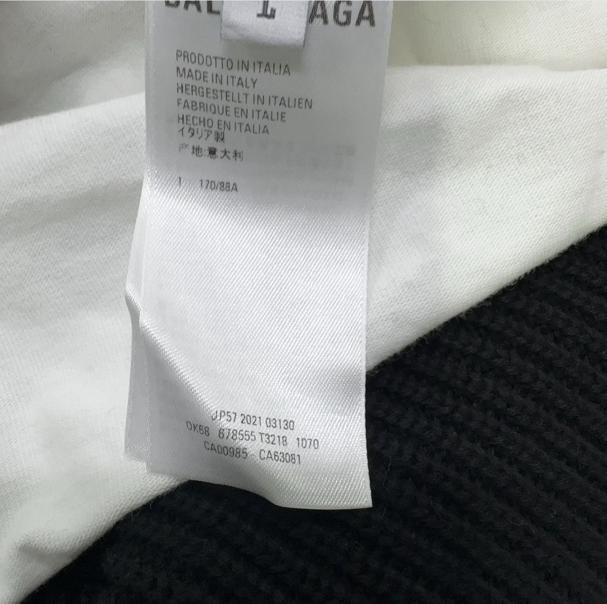 Balenciaga Balenciaga FW21 Layered V-Neck Jumper Size US S / EU 44-46 / 1 - 5 Thumbnail