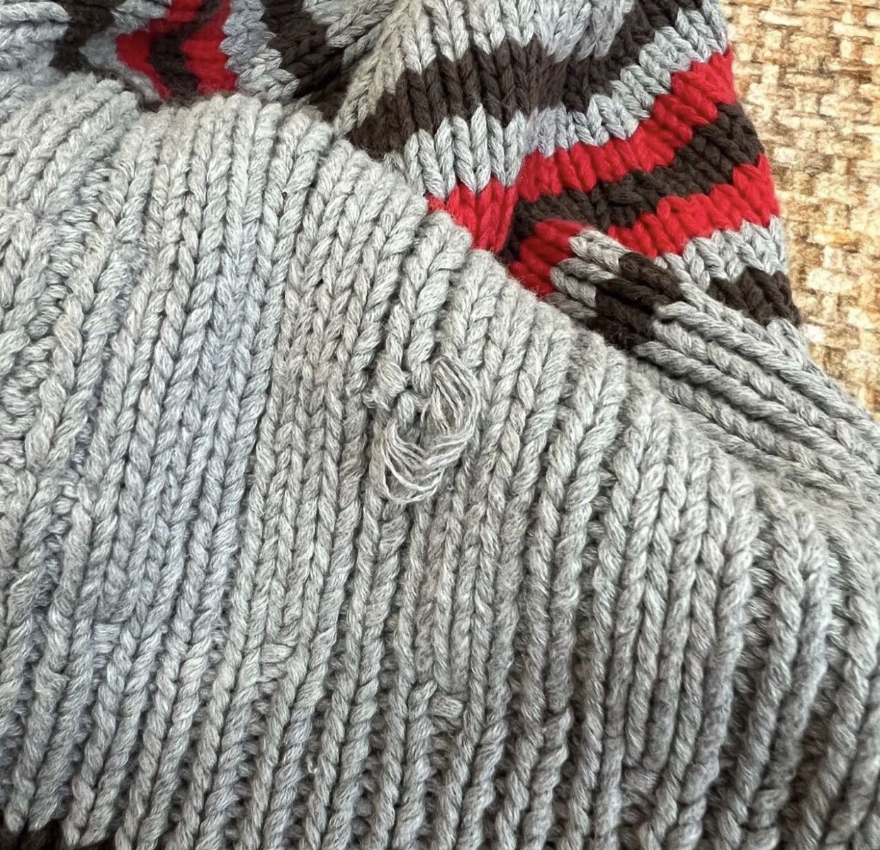 Visvim VISVIM KNIT CAP HAND KNIT 20SS COLD HAT THIN HAT KNITED HAT Size ONE SIZE - 3 Thumbnail