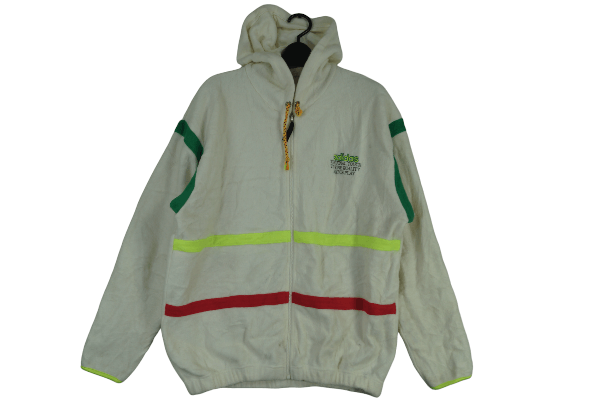 Adidas Adidas Vintage Fleece Hoodie Zipper Size US M / EU 48-50 / 2 - 1 Thumbnail