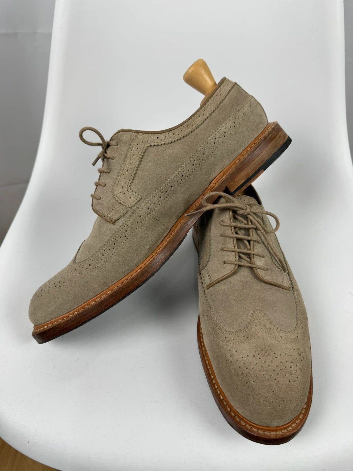 Clarks Clarks Craftmaster Suede Derby Shoes Brogue size UK9.5 Size US 10.5 / EU 43-44 - 6 Thumbnail