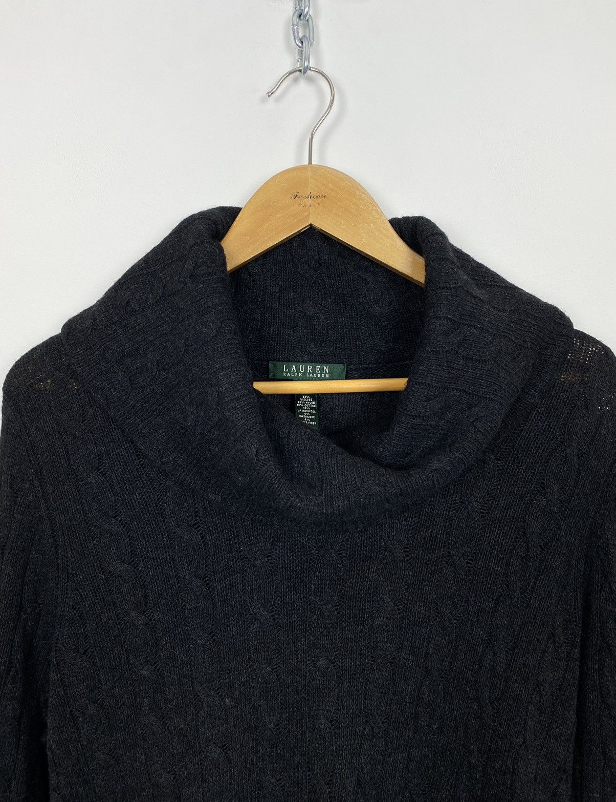Lauren Ralph Lauren Vintage Polo Ralph Lauren Cable Knit Tunic Sweater Size XL Size XL / US 12-14 / IT 48-50 - 2 Thumbnail