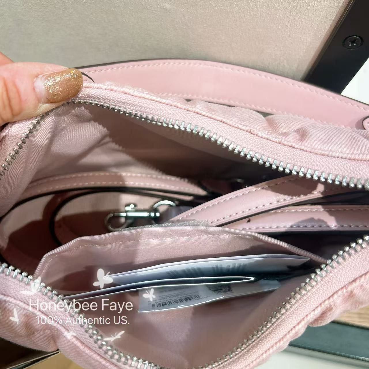 Coach Teri Shoulder Bag CBG86 Ballerina/Carnation Size ONE SIZE - 7 Thumbnail