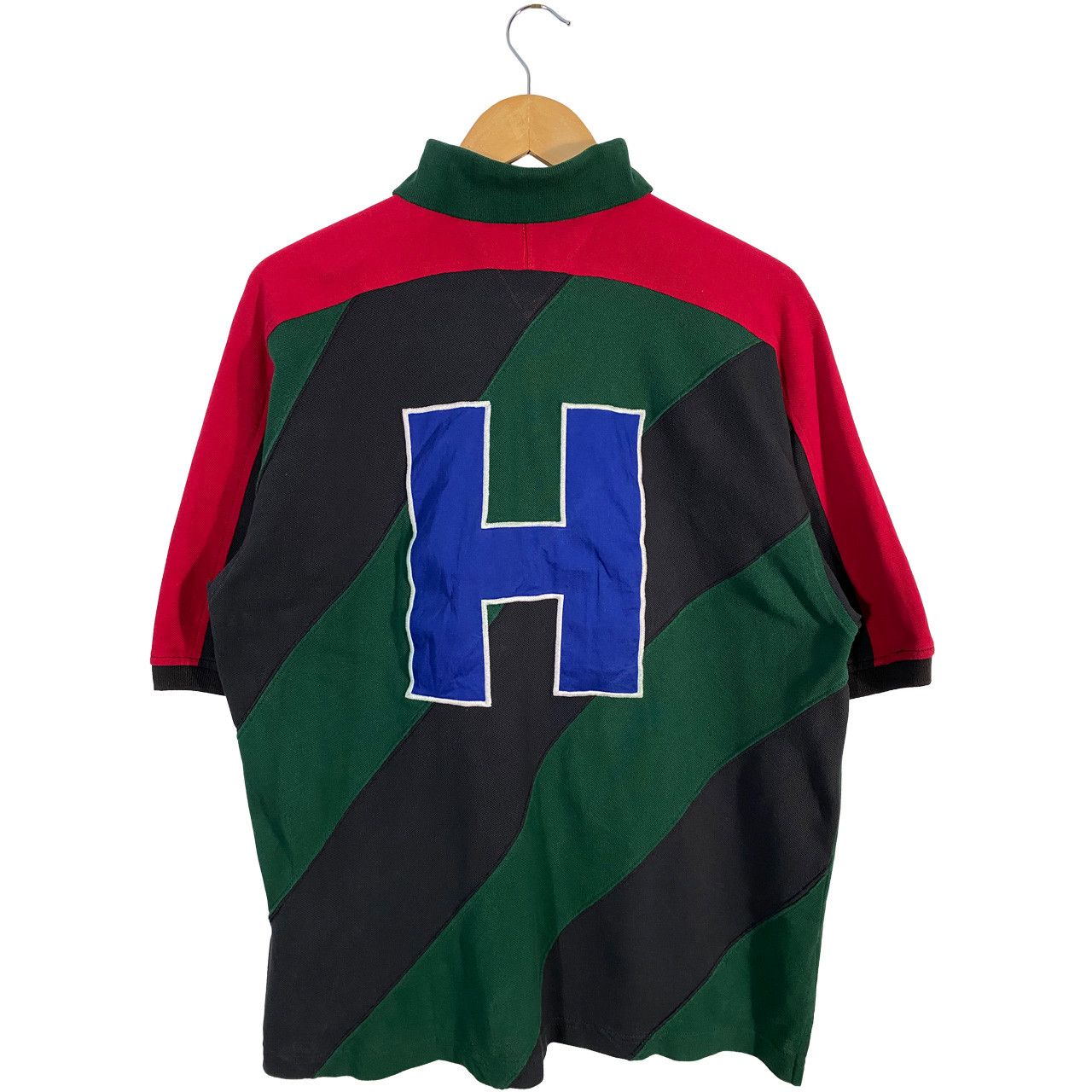 Tommy Hilfiger Vintage Tommy Hilfiger Sailing Gear Paneled Polo Shirt Size US M / EU 48-50 / 2 - 2 Thumbnail