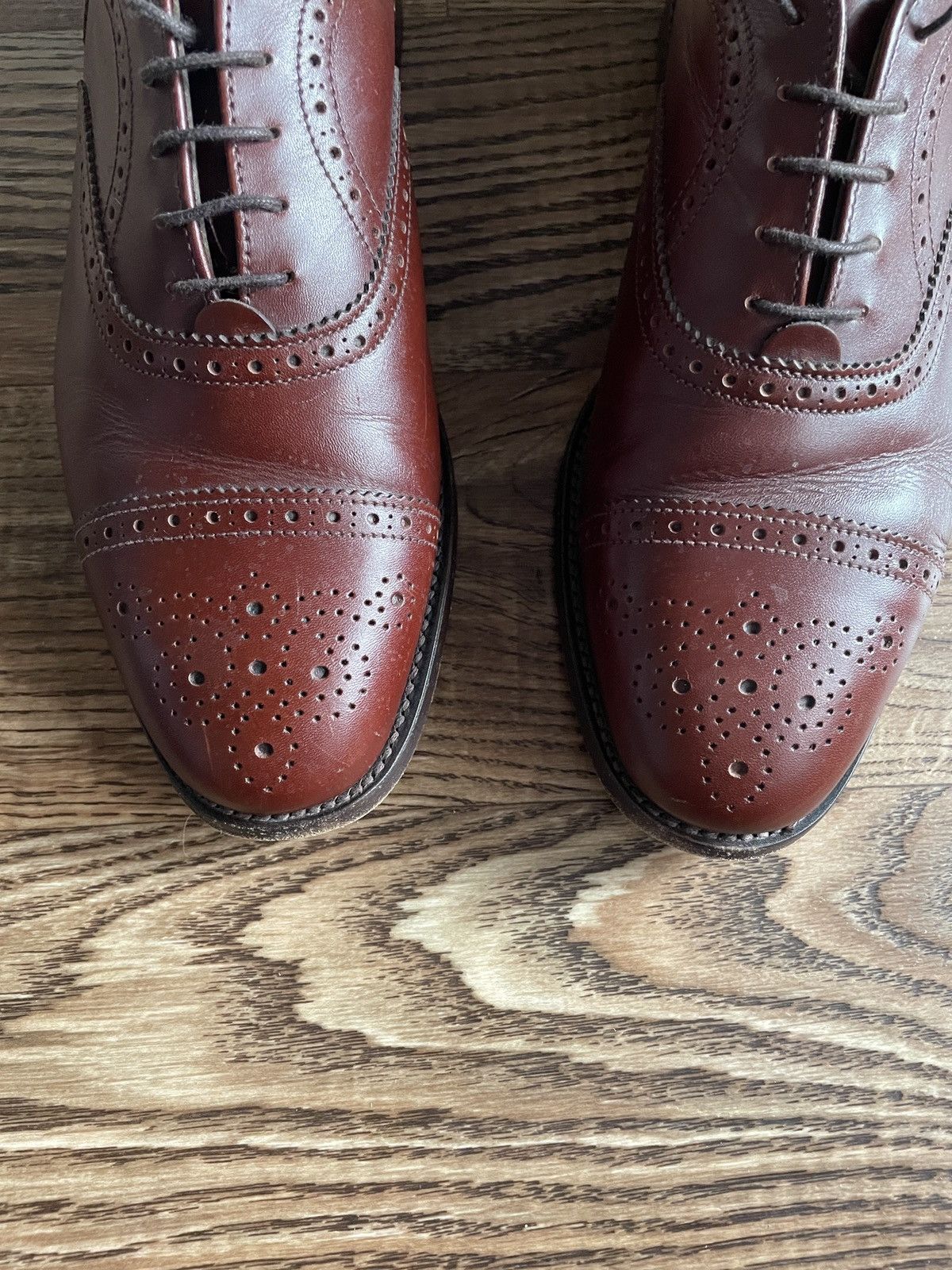 Japanese Brand Sanders UK Japan classic brown boots luxury vintage Size US 8.5 / EU 41-42 - 3 Thumbnail