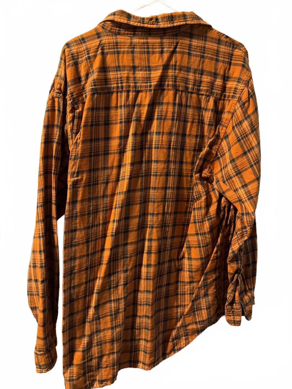 Other Nautica Jeans Company Orange Navy Plaid ButtonUp Shirt Large Size US L / EU 52-54 / 3 - 5 Thumbnail