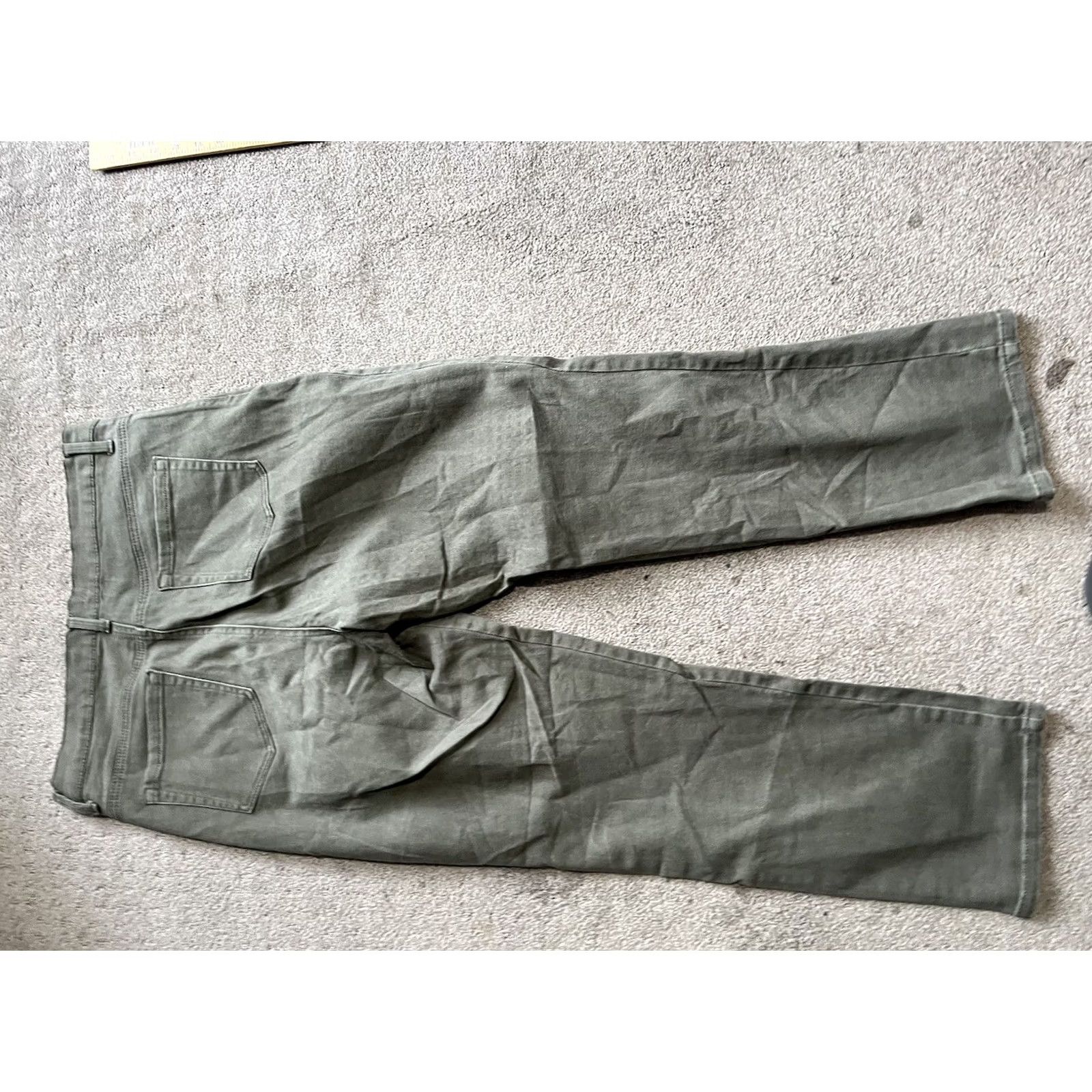 Gloria Vanderbilt Gloria Vanderbilt Jeans Amanda Straight Denim 12 Women Green Regular Inseam 28 Emma Size 34" / US 12 / IT 48 - 3 Thumbnail