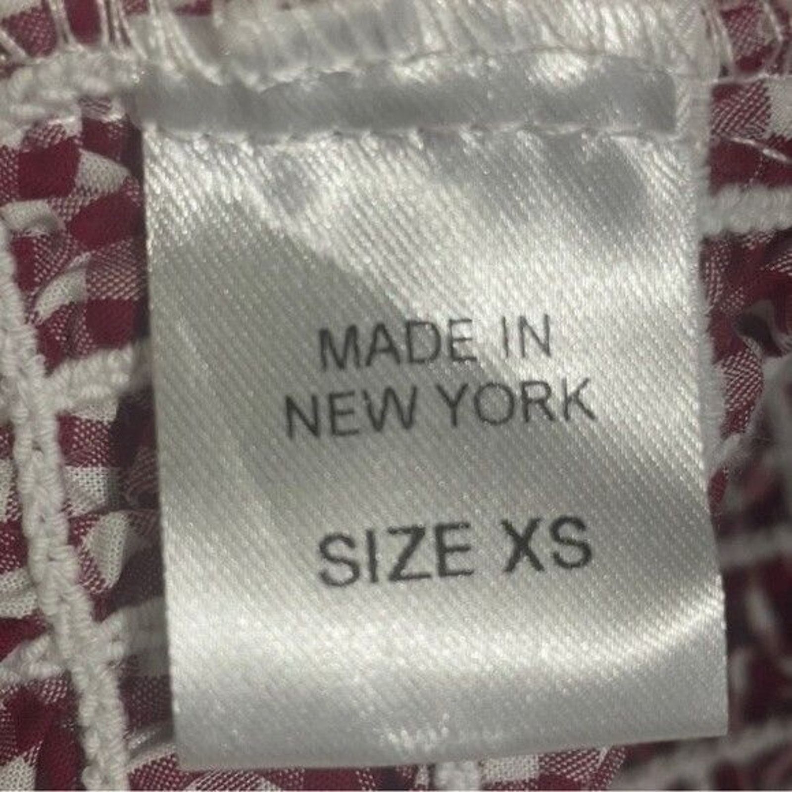 REVOLVE Petersyn Mini Benson Gingham Off-Shoulder Dress XS Red/White Size XS / US 0-2 / IT 36-38 - 7 Thumbnail