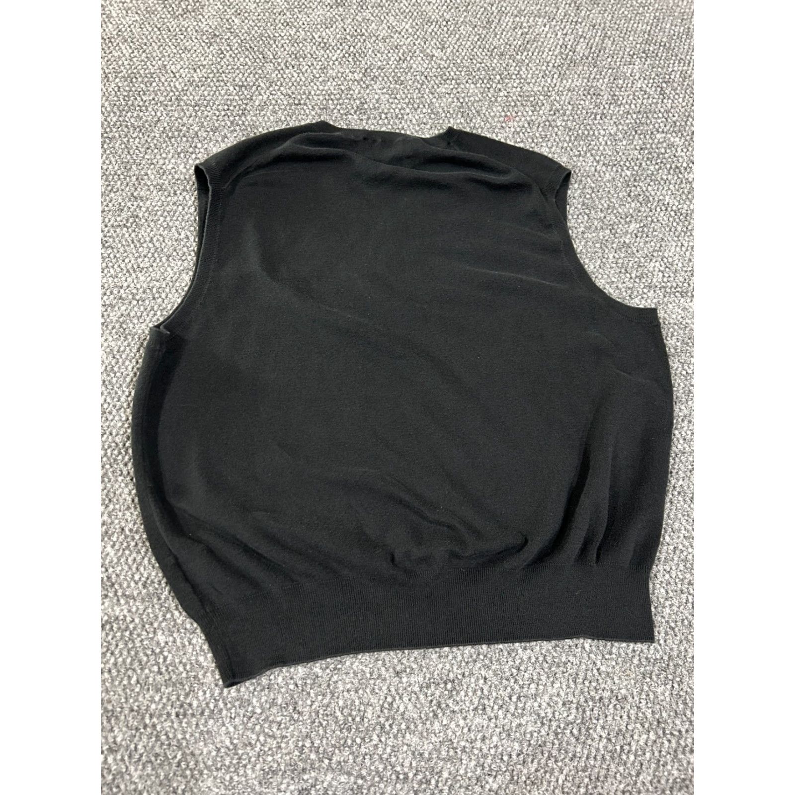 Polo Ralph Lauren Polo Ralph Lauren Vest Sweater Mens XL Black Cotton Knit Zipper Logo V-Neck Preppy Classic Size US XL / EU 56 / 4 - 7 Thumbnail