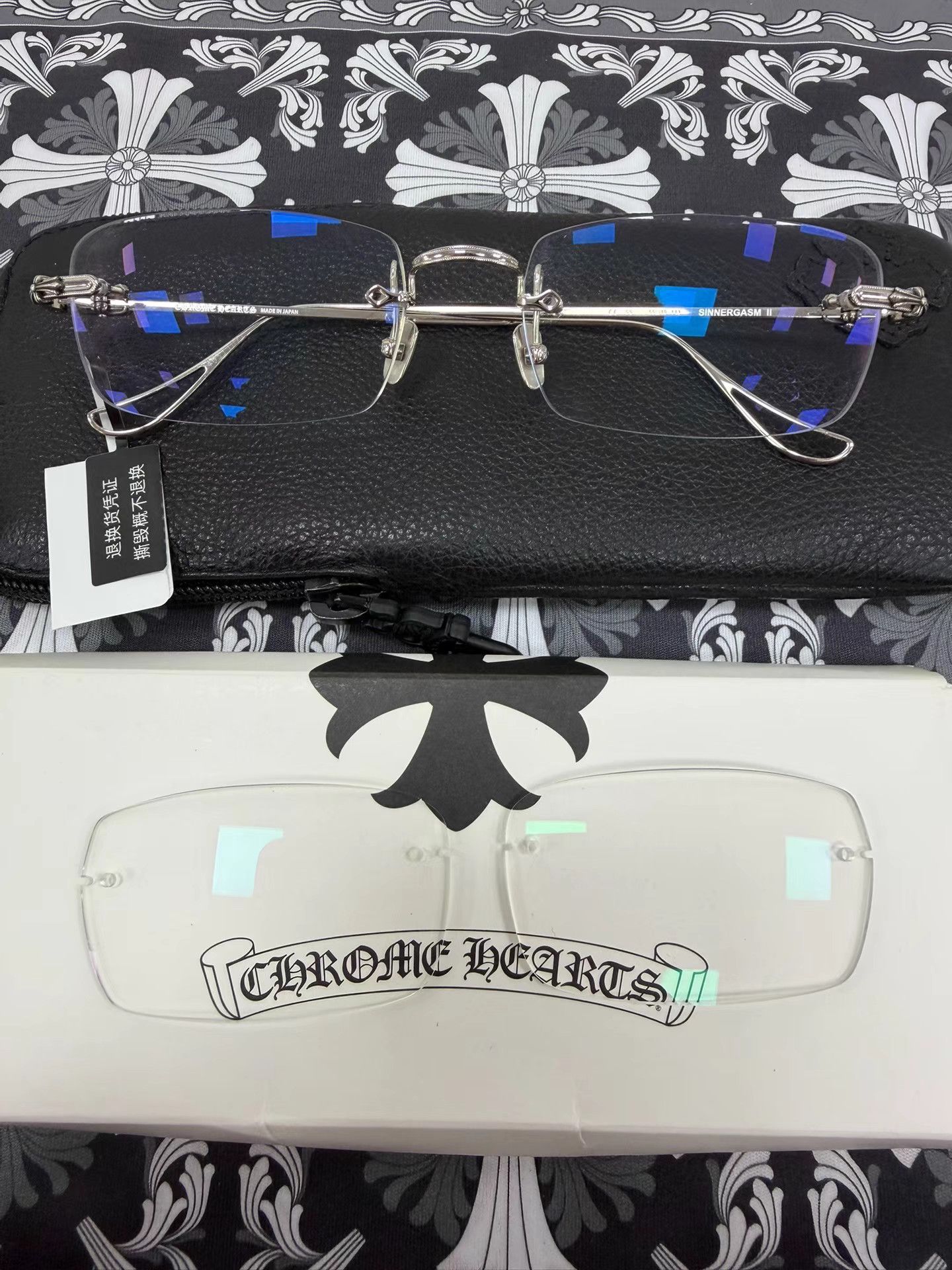 Chrome Hearts Chrome Hearts Sinnergasm II Rimless Eyeglasses Frame Size ONE SIZE - 1 Thumbnail