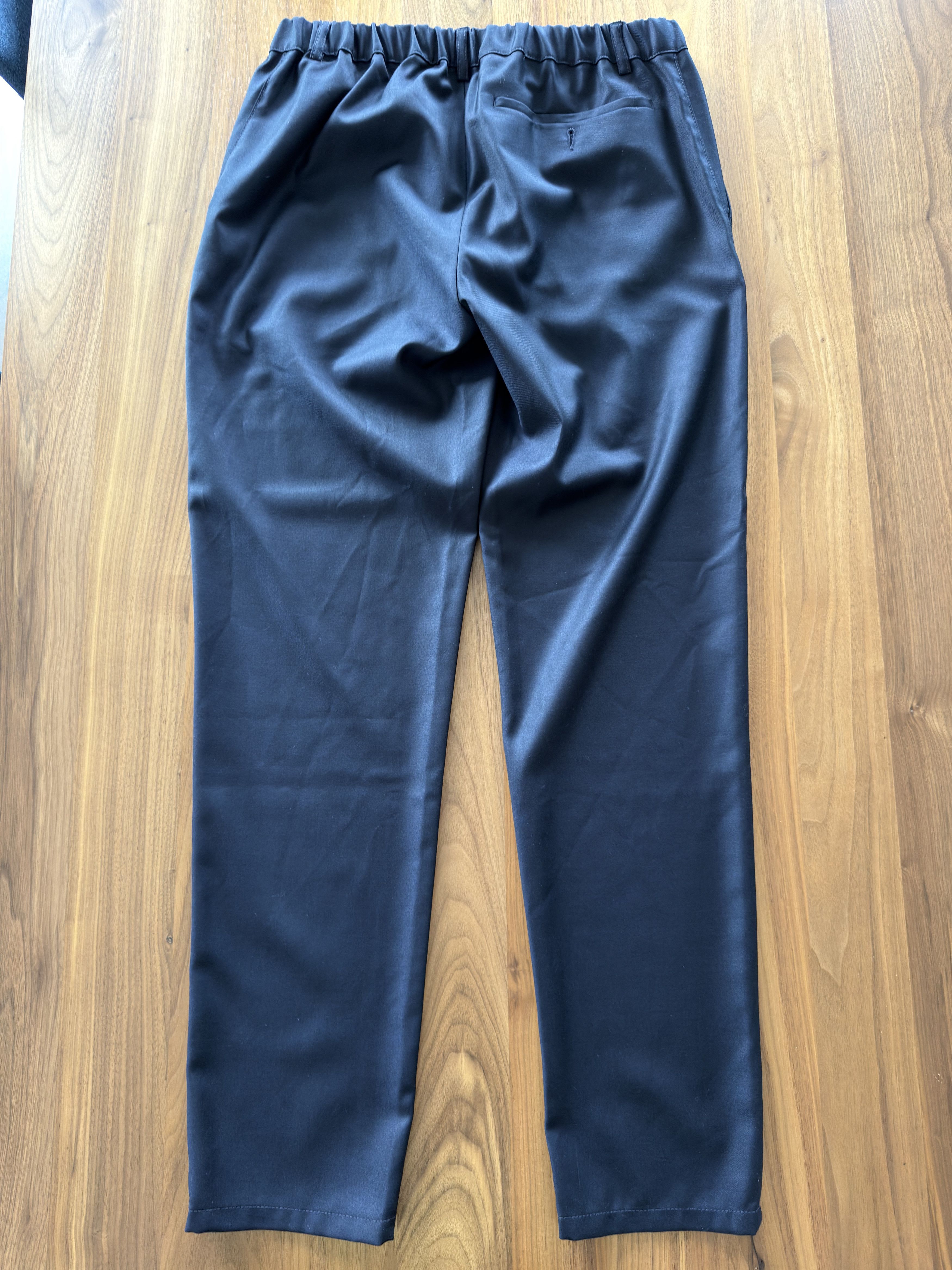 A Kind Of Guise A Kind of Guise Wool Elasticated Wide Trousers Navy Size US 28 / EU 44 - 2 Thumbnail