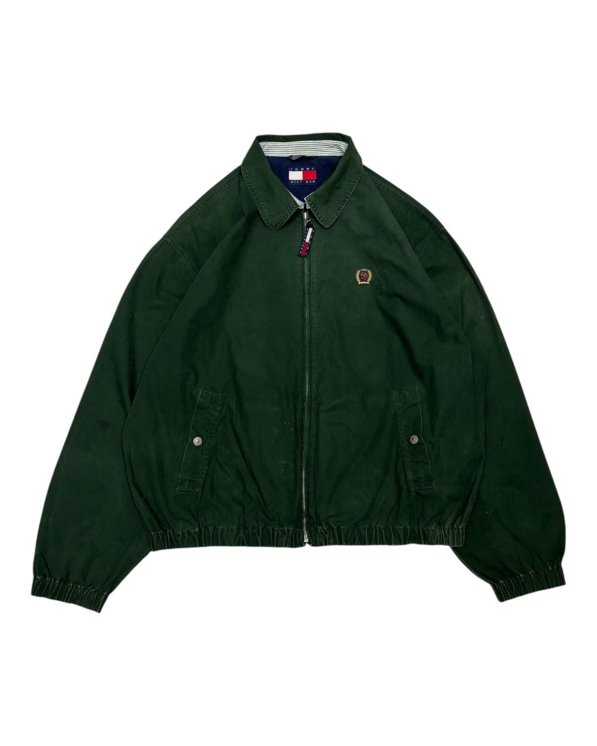 Tommy Hilfiger 🔥VINTAGE TOMMY HILFIGER ZIPPER JACKET Size US L / EU 52-54 / 3 - 9 Thumbnail