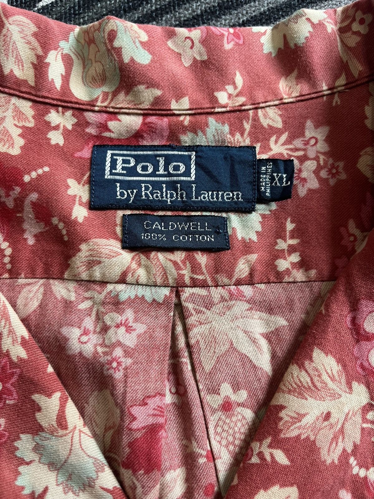 Polo Ralph Lauren Vintage Polo Ralph Lauren Hawaii Flowers aop 90’s Shirt Size US XL / EU 56 / 4 - 6 Thumbnail