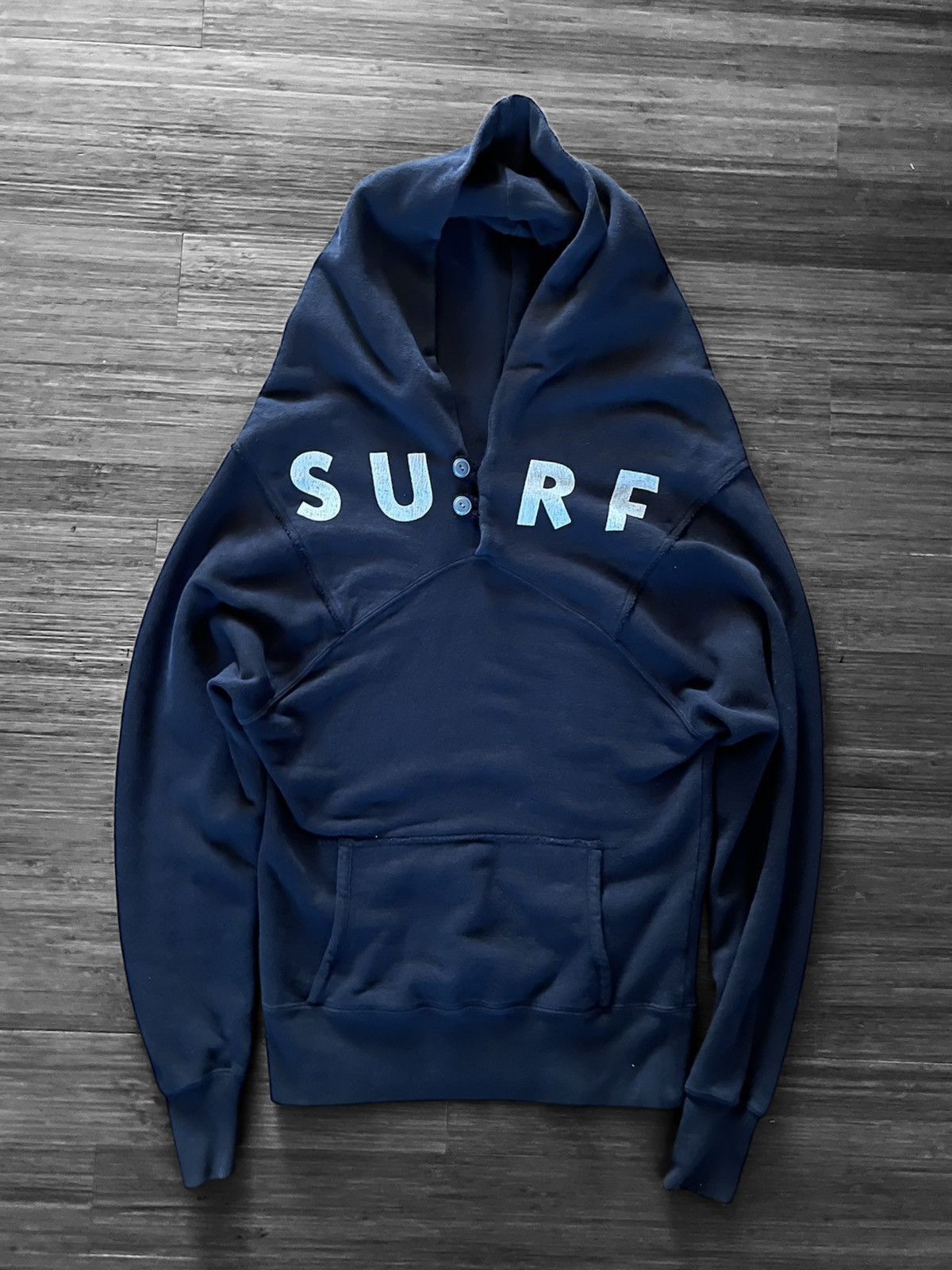Kapital Raglan Sleeve Kapital ‘Surf’ Hoodie Size US S / EU 44-46 / 1 - 3 Thumbnail