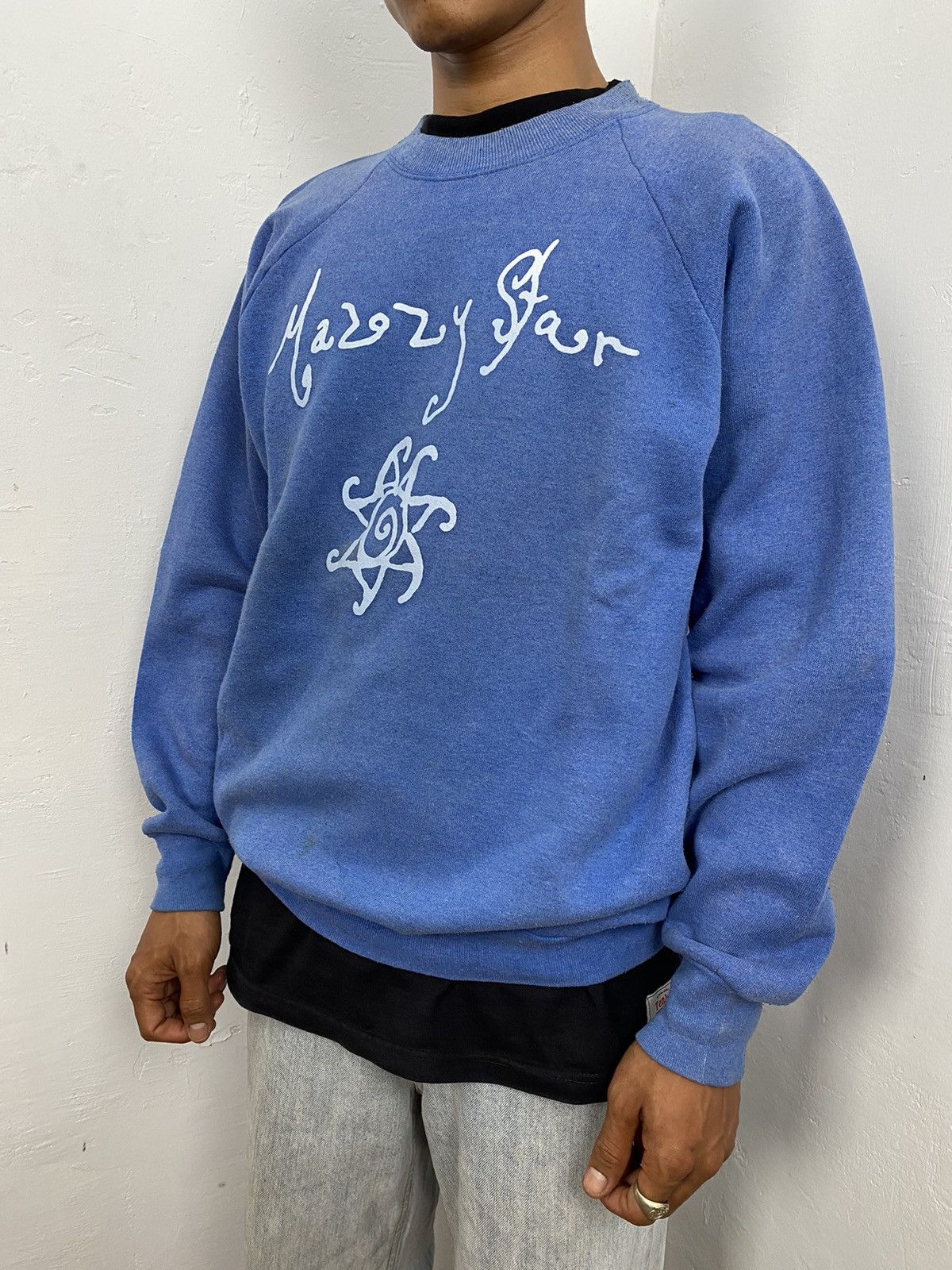 Band Tees × Fruit Of The Loom Mazzy star sweatshirt Size US L / EU 52-54 / 3 - 4 Thumbnail