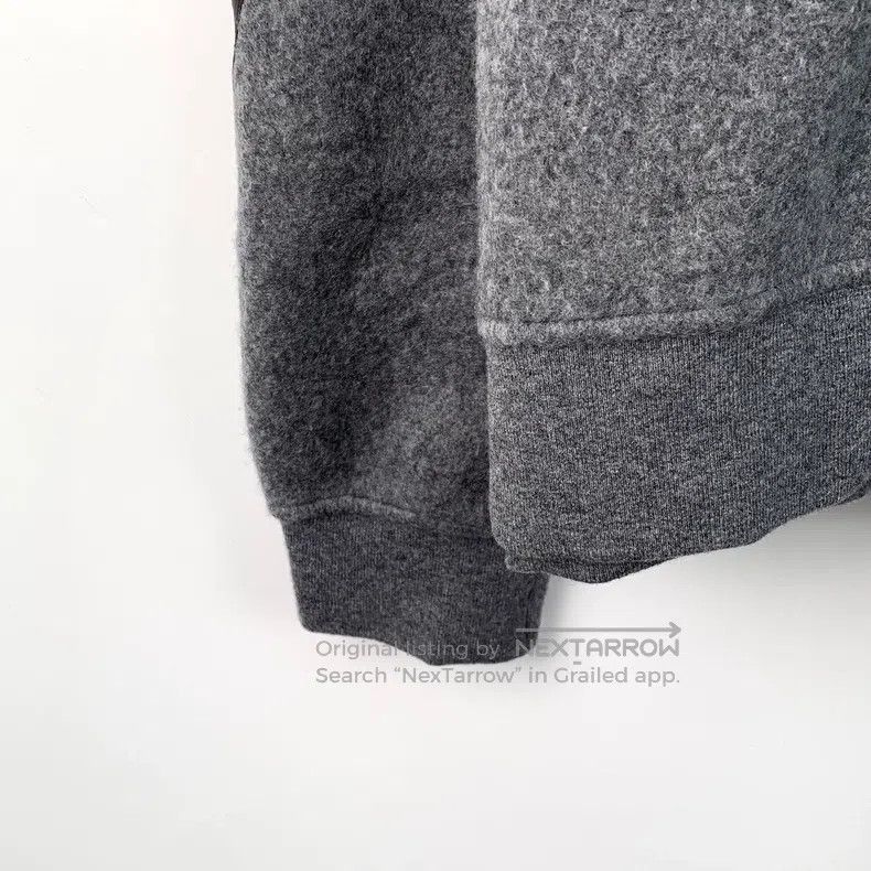 Hermes Hermes Dark Gray Pocket Leather Trimmed Wool Crewneck Long Size L / US 10 / IT 46 - 4 Thumbnail
