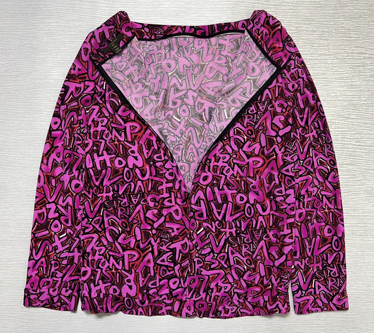 Louis Vuitton × Stephen Sprouse Louis Vuitton - Stephen Sprouse - Graffiti Logo Longsleeve Size XS / US 0-2 / IT 36-38 - 3 Thumbnail