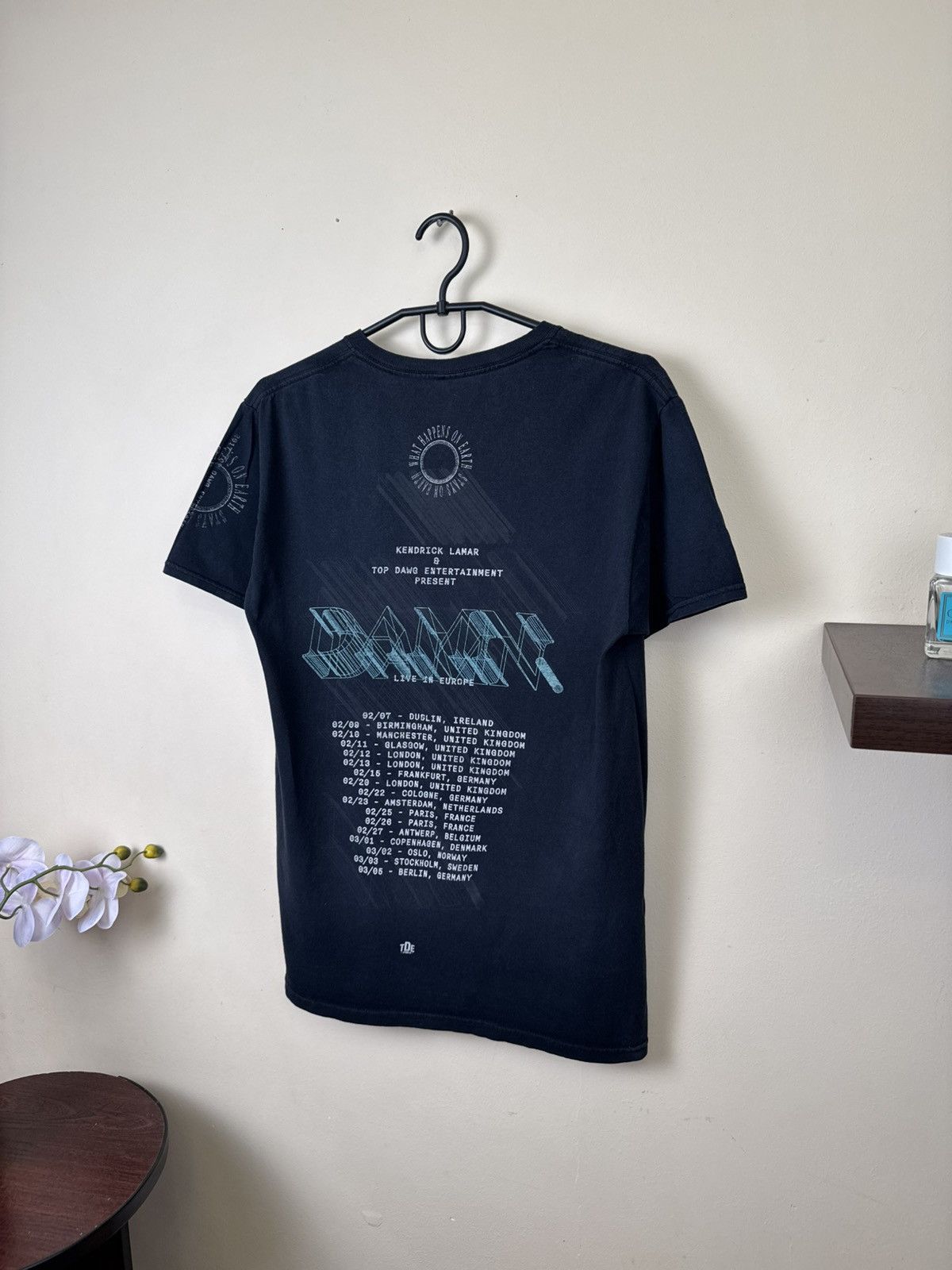 Band Tees Kendrick Lamar Damn Nobody Pray For Me Tour 2017 T Shirt Tee Size US M / EU 48-50 / 2 - 13 Thumbnail