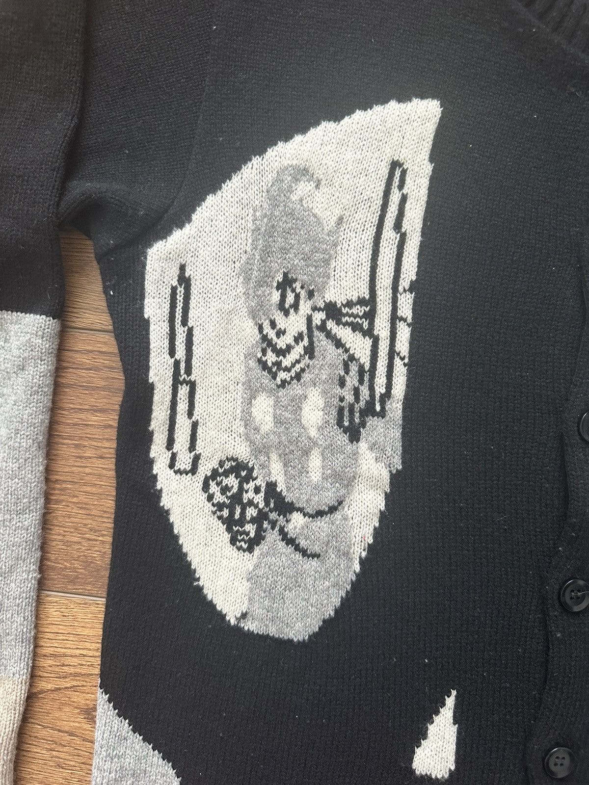 Yohji Yamamoto Yohji Yamamoto “Black Ghost” Cardigan Size US L / EU 52-54 / 3 - 3 Thumbnail