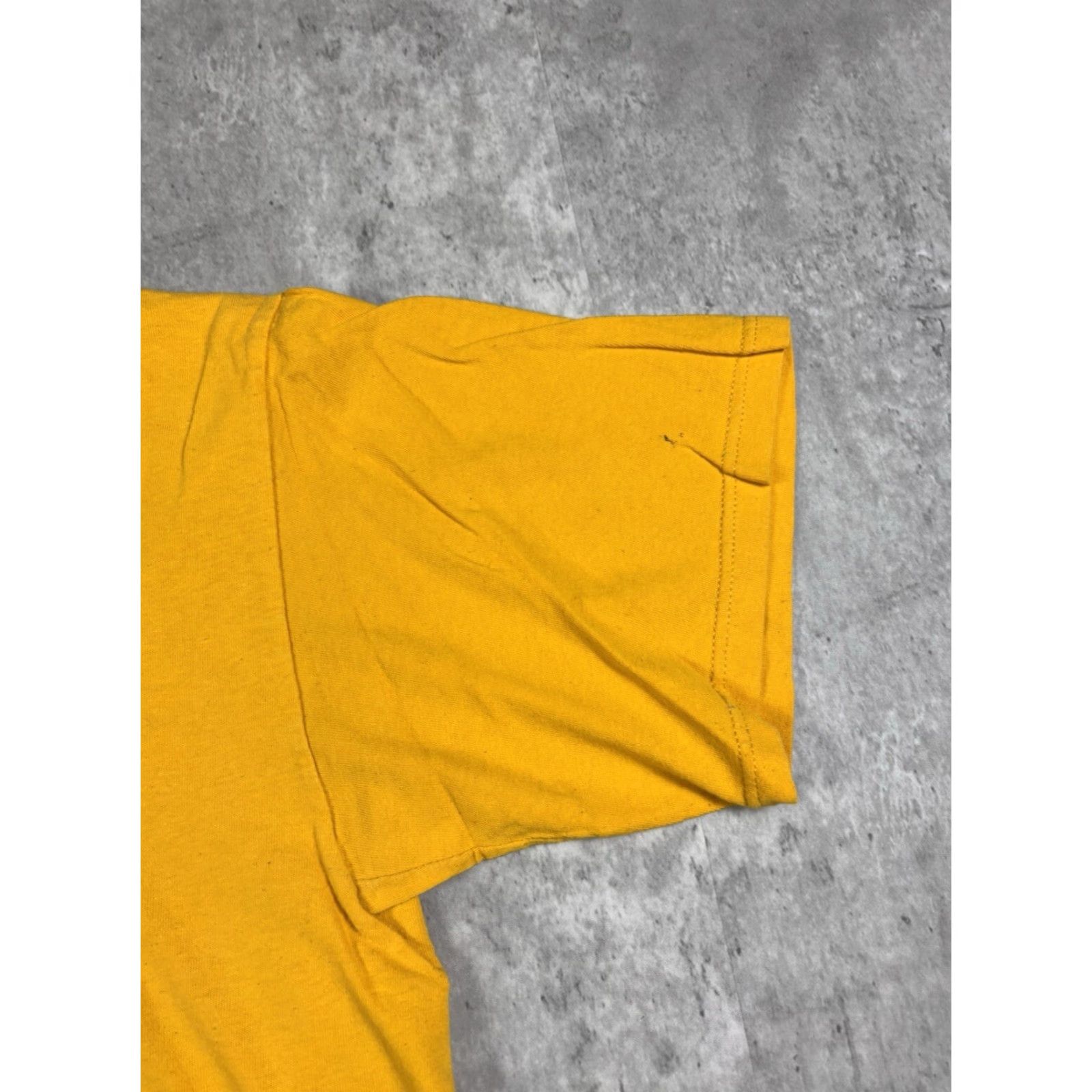 Adidas VINTAGE Adidas Three Stripe Promo T Shirt Mens Yellow L Striped Short Sleeve Crew Neck Cotton 90s USA Batman Backyardigans Beauty and the Beast Size US L / EU 52-54 / 3 - 7 Thumbnail
