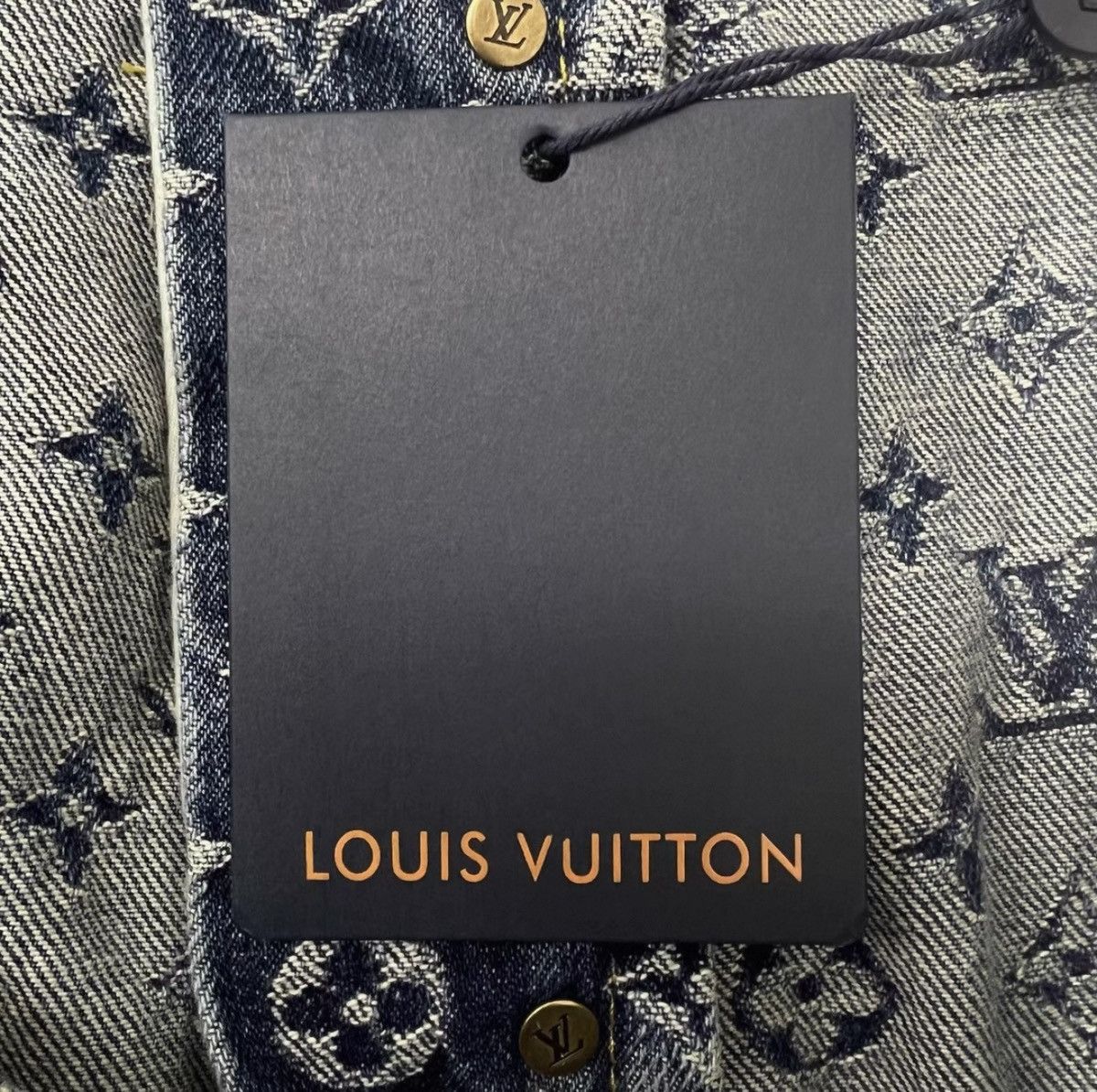 Louis Vuitton Louis Vuitton 33 Monogram Tailored Denim Jeans Pants Size US 33 - 6 Thumbnail