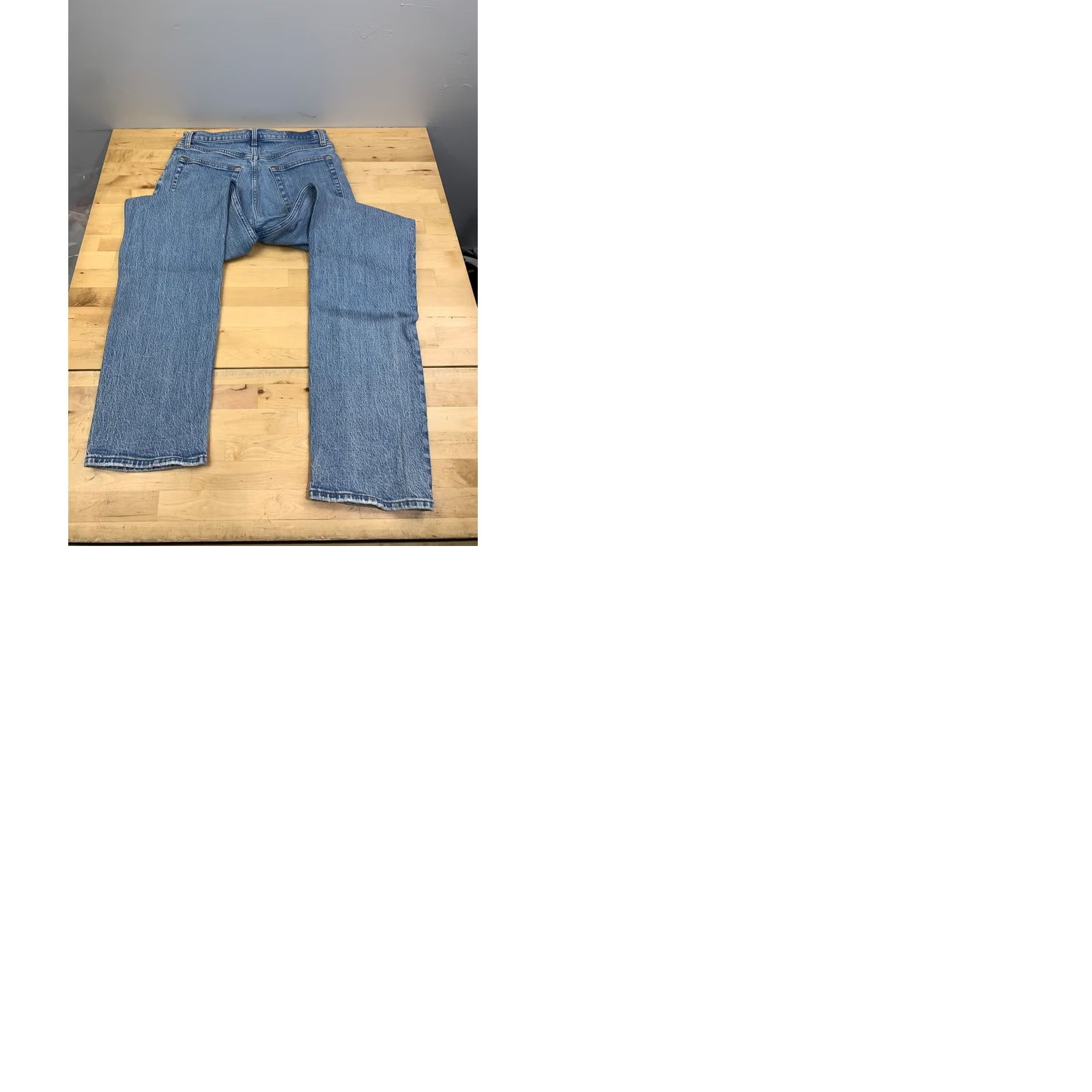 Abercrombie & Fitch Abercrombie & Fitch Jeans 29 Straight 90s Bohemian Love 5-Pocket Denim Blue Womens VINTAGE not used? Size 29" - 9 Thumbnail