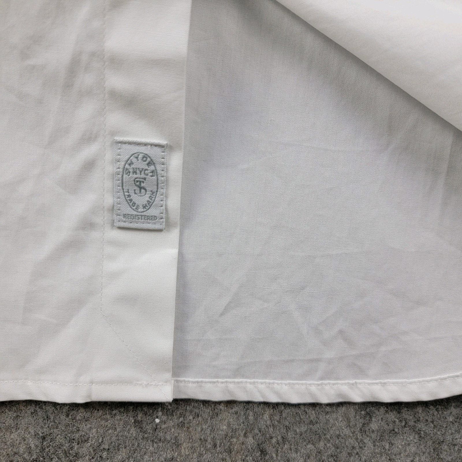 Todd Snyder Todd Snyder x Thomas Mason Plain Front Tuxedo Dress Shirt Size US S / EU 44-46 / 1 - 8 Thumbnail