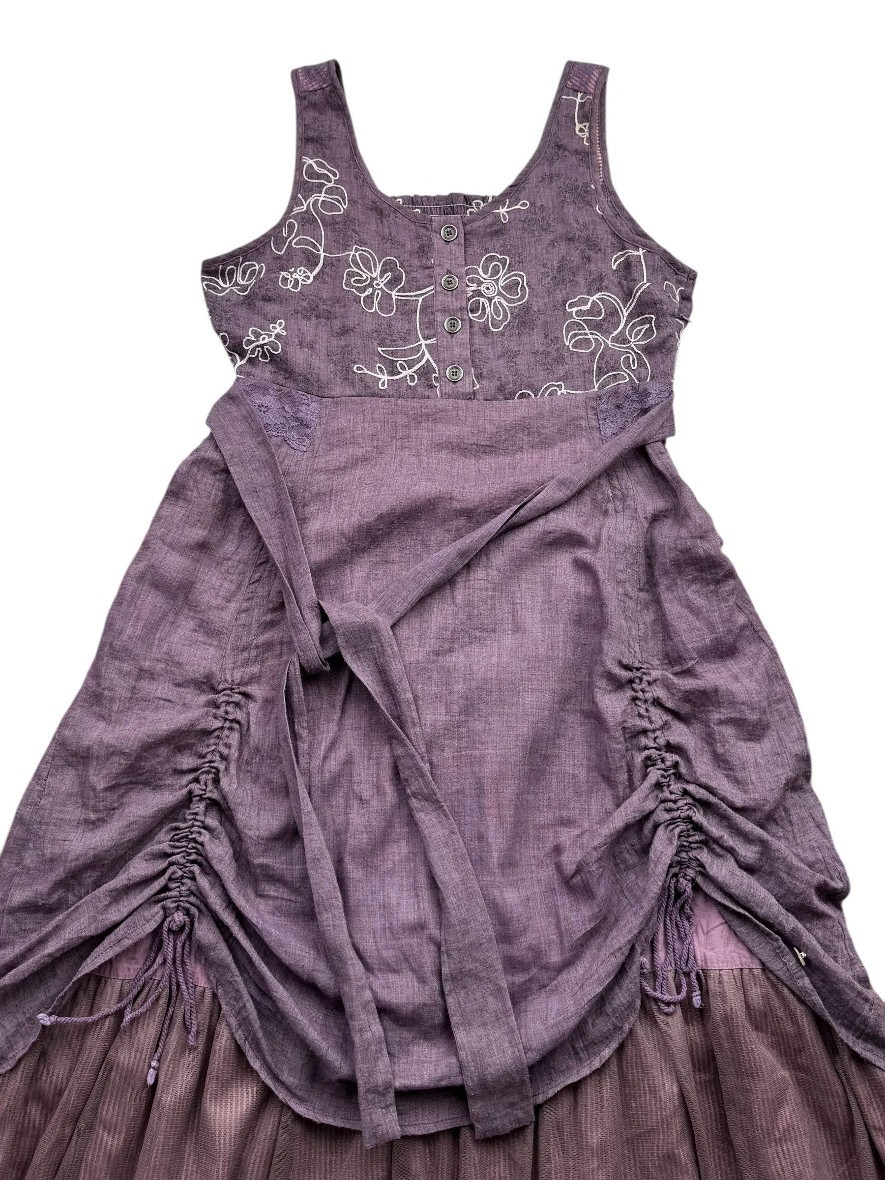 Vintage Y2K Dress(V392) Size M / US 6-8 / IT 42-44 - 2 Thumbnail