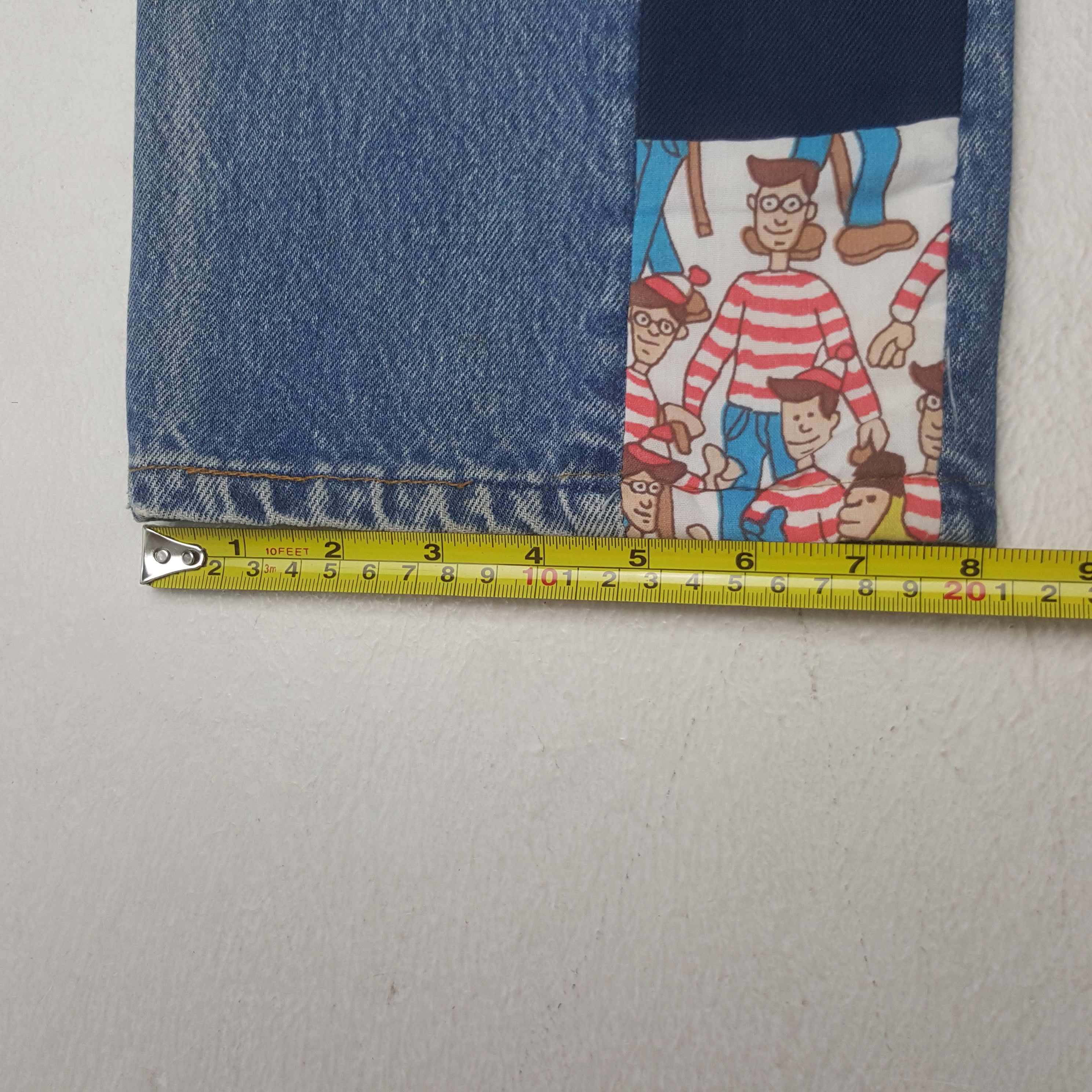 Levi's Vintage Levi's 501 Rare Patchwork Line Denim Jeans Size US 29 - 11 Thumbnail