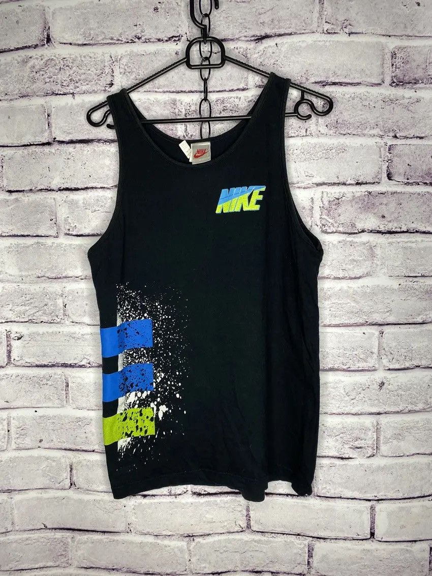 Nike MENS sleeveless tank top Vintage Rare Nike Challenge Court Size US S / EU 44-46 / 1 - 1 Thumbnail
