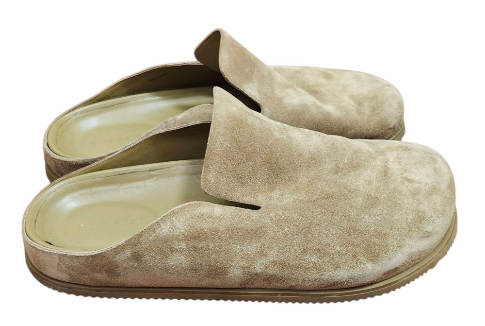 Vince Vince Decker Mens Slip On Decker Suede Mules/ Camel Size 11 Size US 11 / EU 44 - 2 Thumbnail