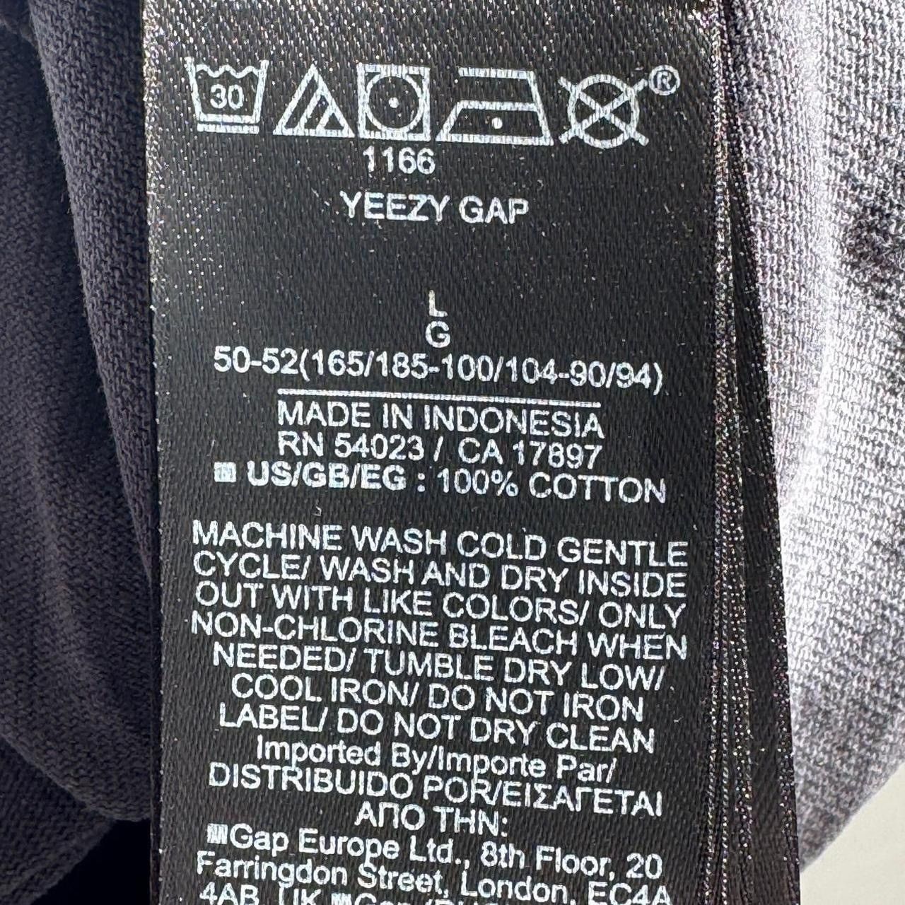 Gap Yeezy Gap Poetic Black Muscle Tank ( Unreleased ) Size US L / EU 52-54 / 3 - 5 Thumbnail
