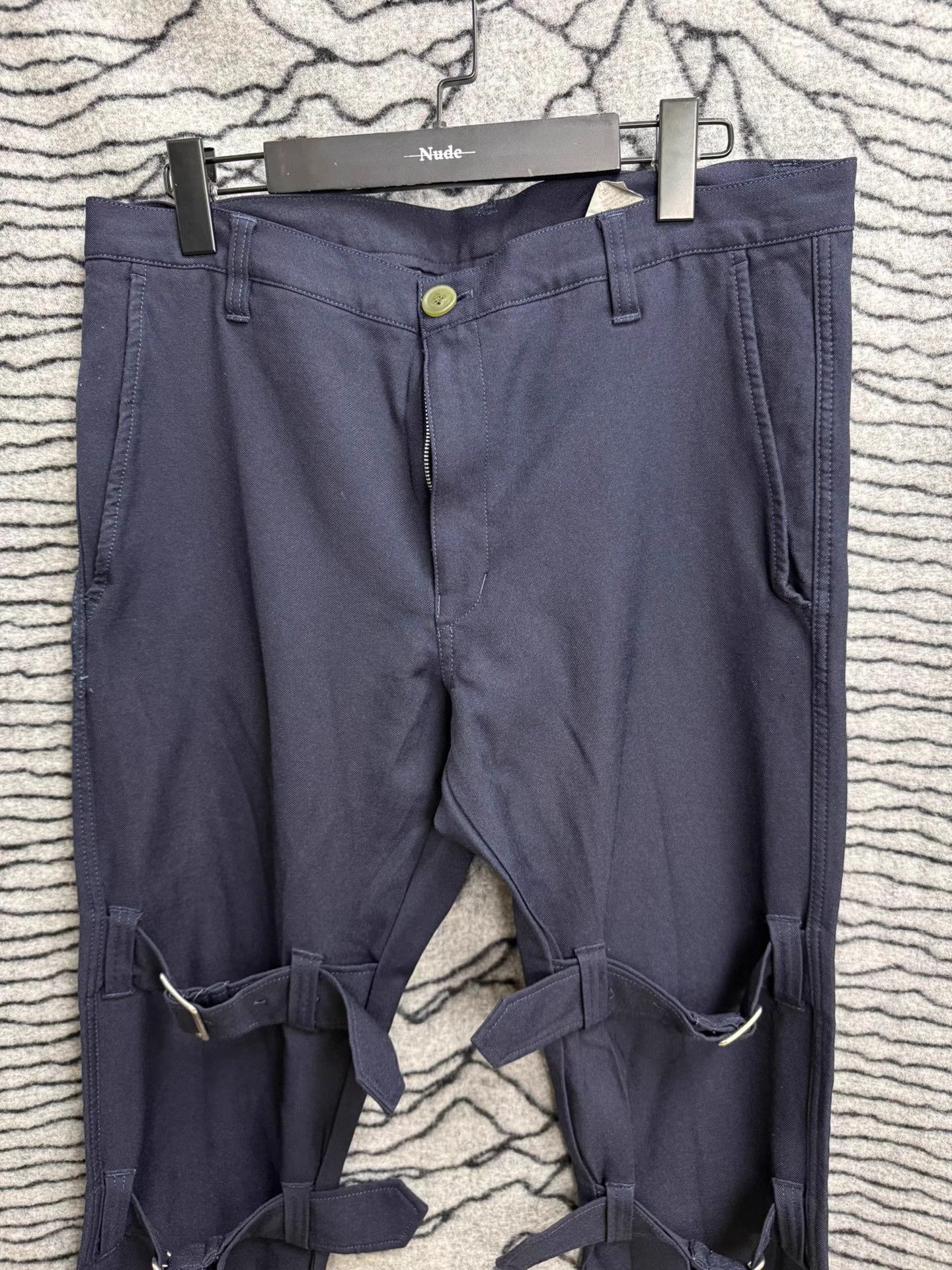 Comme des Garcons Comme des Garçons Homme Double Belt Trousers K20 Size US 35 - 2 Thumbnail