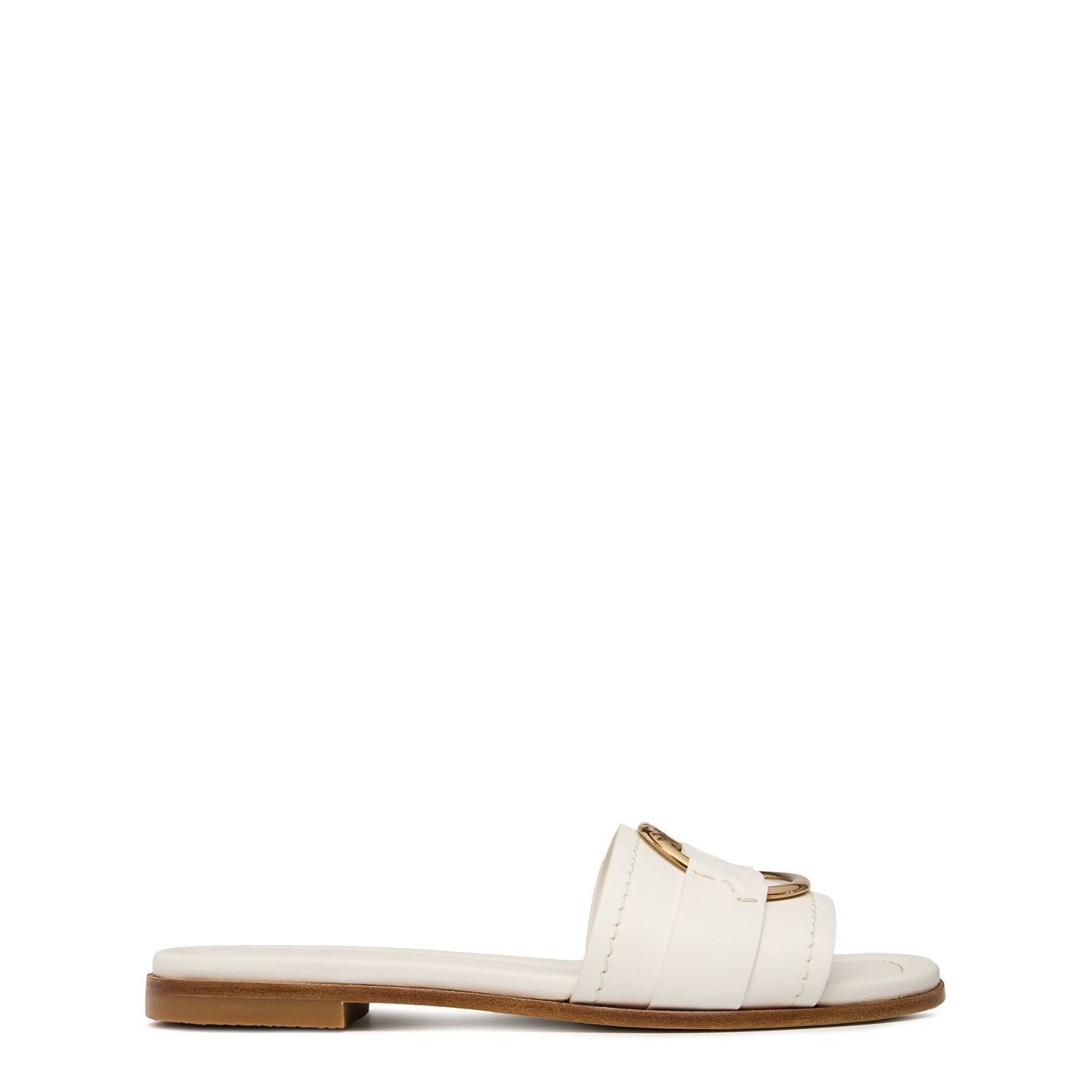 Moncler J1 09B 4C00160 M4097 032 Bell Leather Slide Sandals Size US 11 / IT 41 - 4 Thumbnail