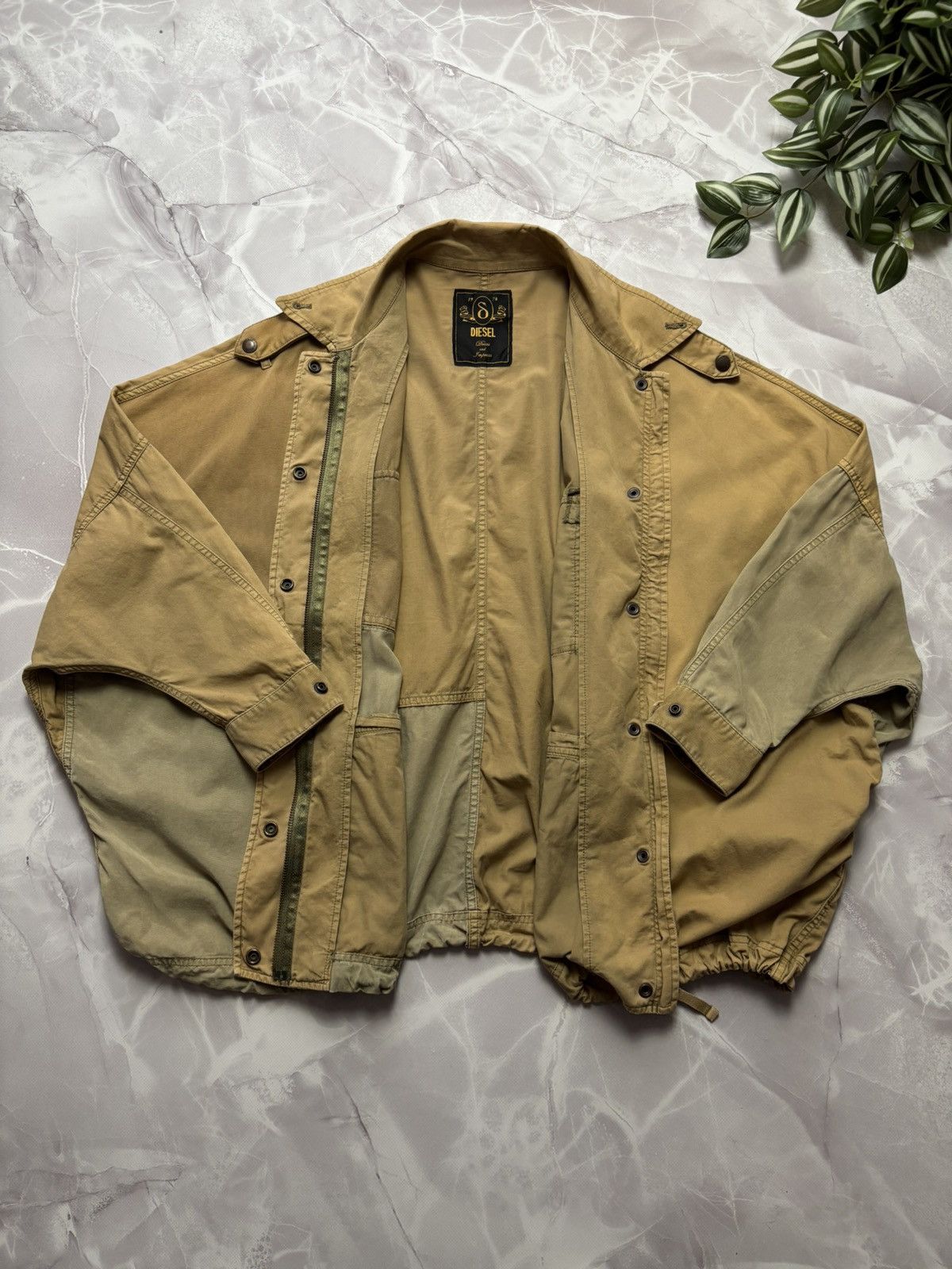 Diesel Diesel G-IVA-A Oversized Cape Fit Parka Batwing XXS(OS) Size ONE SIZE - 11 Thumbnail