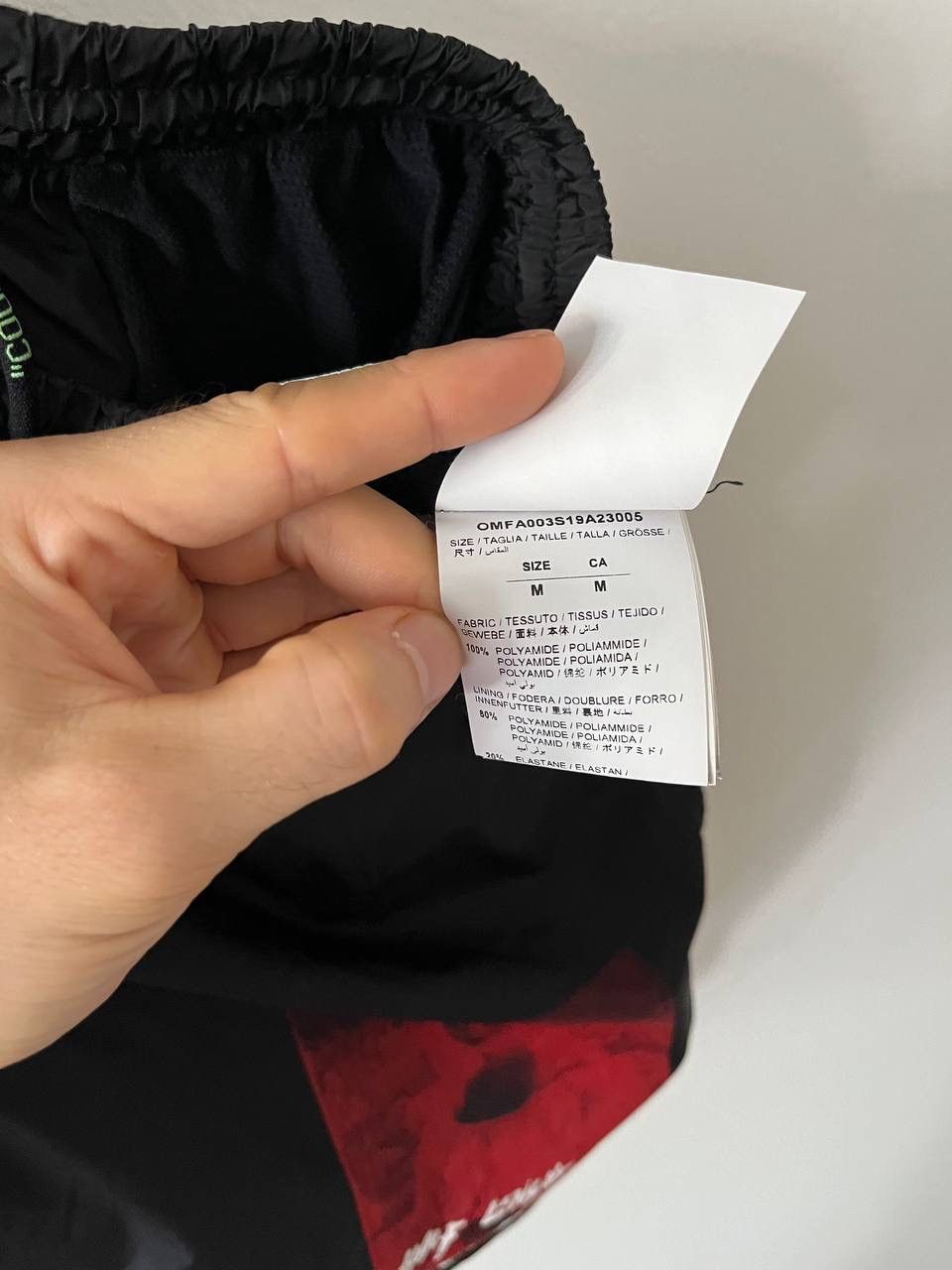 Off-White Off-White Black Monnalisa Swim Shorts Virgil Abloh Size US 31 - 6 Thumbnail