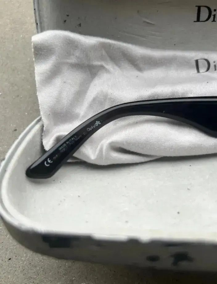 Dior DIOR Sunglasses Shiny 1 Rimless Shield Ski Galliano RI897 Size ONE SIZE - 4 Thumbnail