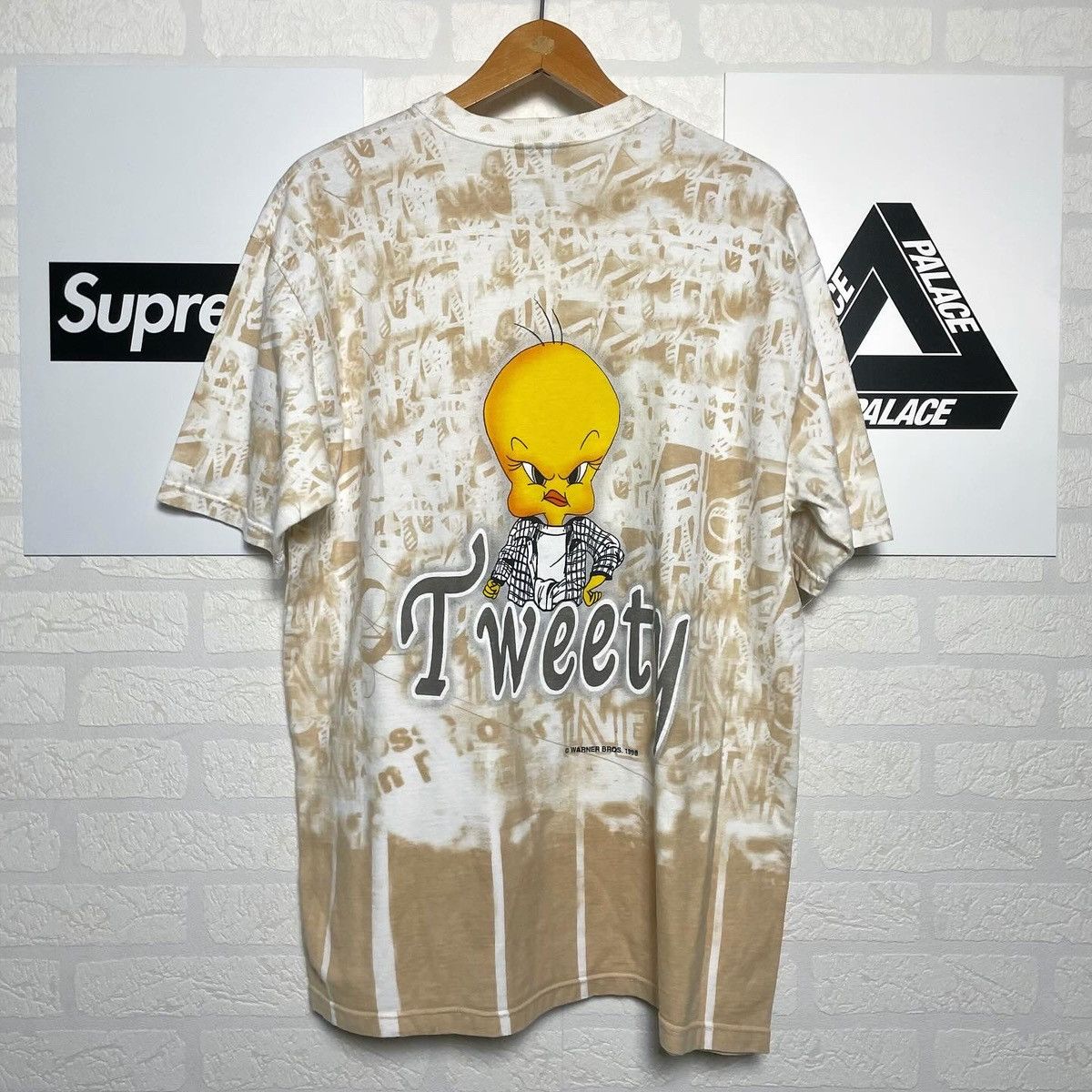 Warner Bros Tweety Looney Tunes 1998 vintage tee t shirt Size US L / EU 52-54 / 3 - 2 Thumbnail