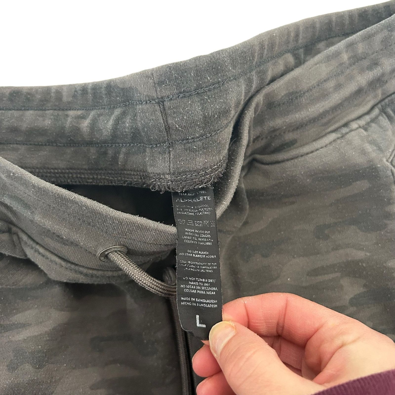 Other Alphalete Gray Camo Joggers Sz L Size 34" / US 12 / IT 48 - 2 Thumbnail