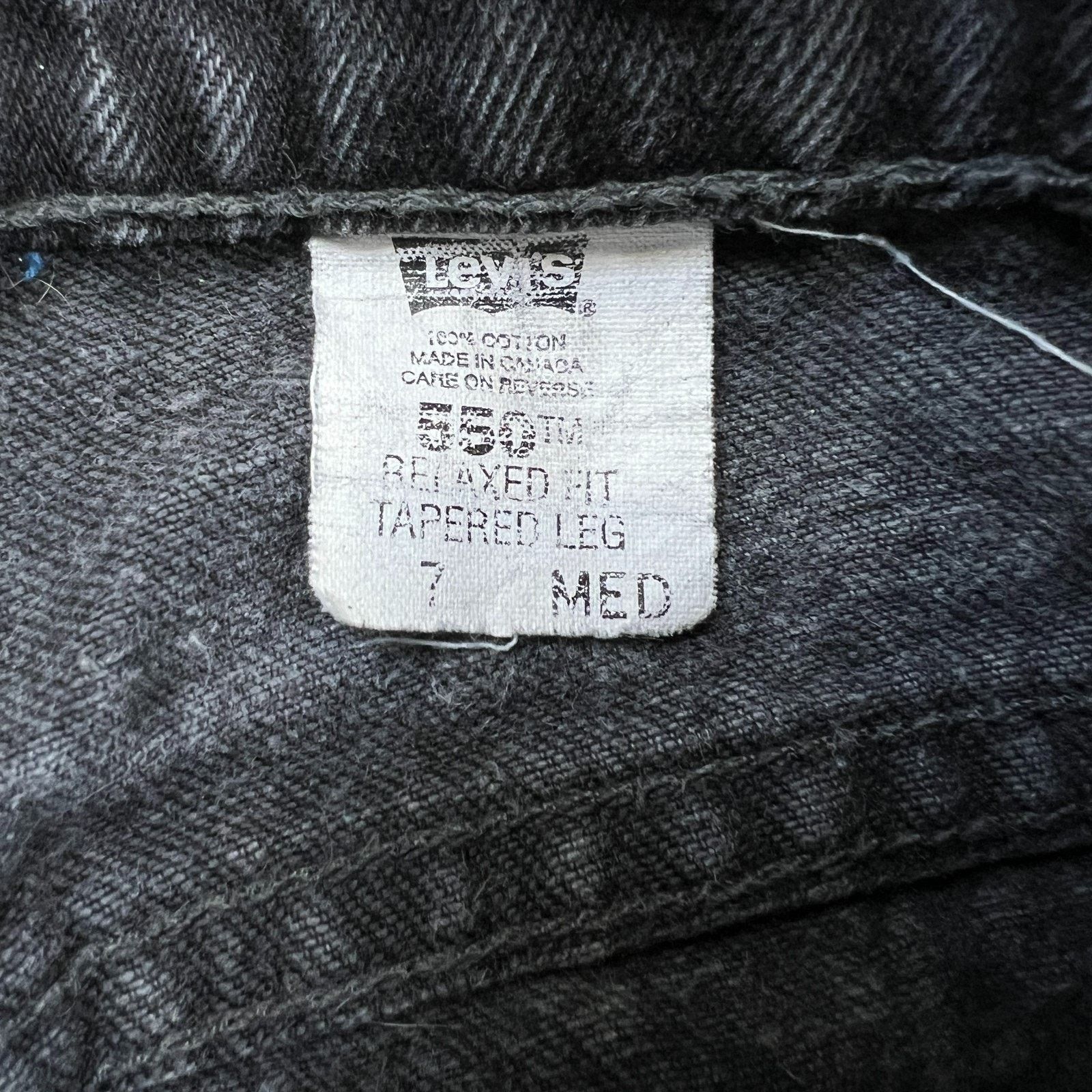 Levi's × Vintage Vintage Levi's 550 Jeans 27x30 Relaxed Fit Tapered 90s Denim Size 27" / US 4 / IT 40 - 9 Thumbnail