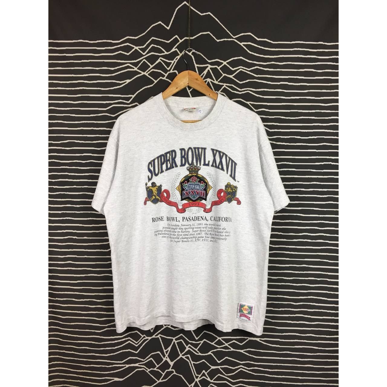 NFL × Nutmeg × Vintage Vtg 1993 Nutmeg Super Bowl XXVII NFL Single Stitch Tee Size US L / EU 52-54 / 3 - 2 Thumbnail