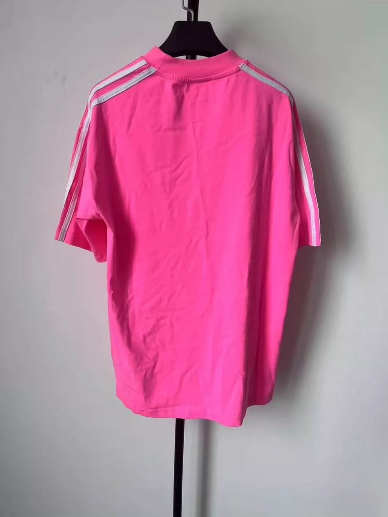 Balenciaga Balenciaga Striped Logo Print Crew Neck Short Sleeve Tee Size XS / US 0-2 / IT 36-38 - 2 Thumbnail