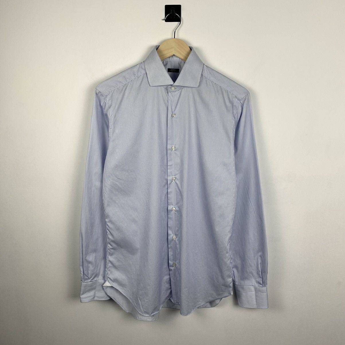 Barba Napoli Barba Napoli Classic Formal Dress Shirt Men’s Size 39 Blue Size US M / EU 48-50 / 2 - 1 Thumbnail
