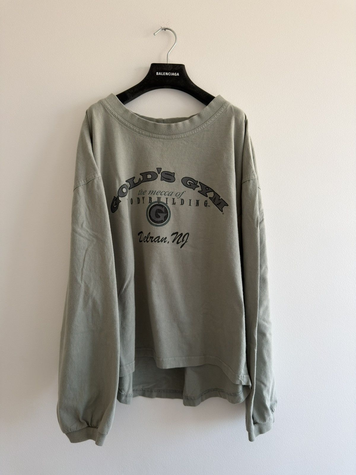 Vintage *RARE* GOLD’S GYM 1990s 90s OVERSIZED PUMP TEE BODYBUILDING Size US L / EU 52-54 / 3 - 1 Thumbnail