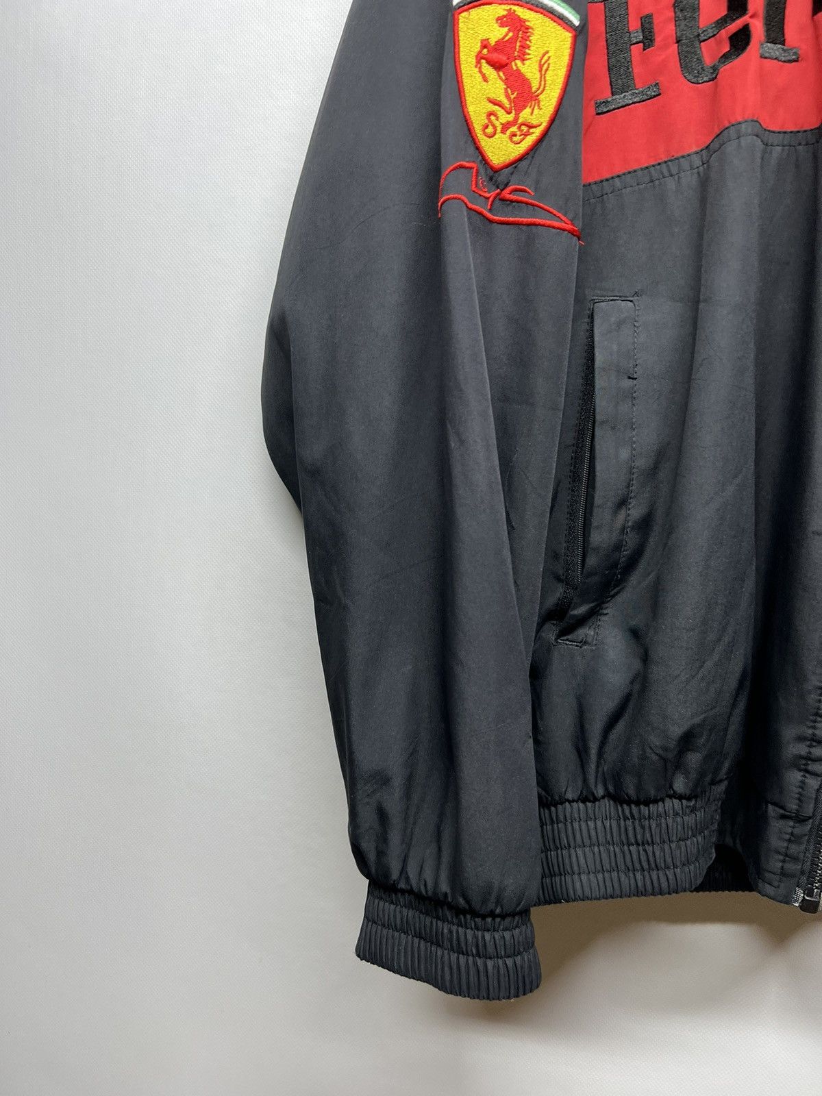 Vintage Y2k Ferrari F1 Faded Nylon Racing Jacket 00’s