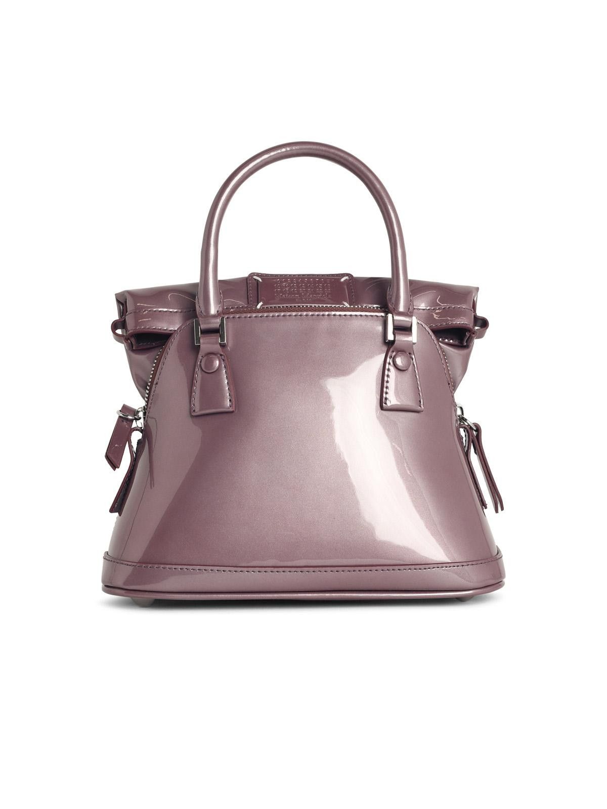 Maison Margiela MAISON MARGIELA Micro '5Ac Classique' Purple Leather Bag Size ONE SIZE - 1 Thumbnail