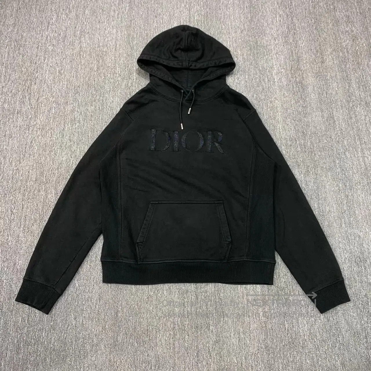 Dior Black Hoodie with Front Logo . Size US M / EU 48-50 / 2 - 1 Thumbnail