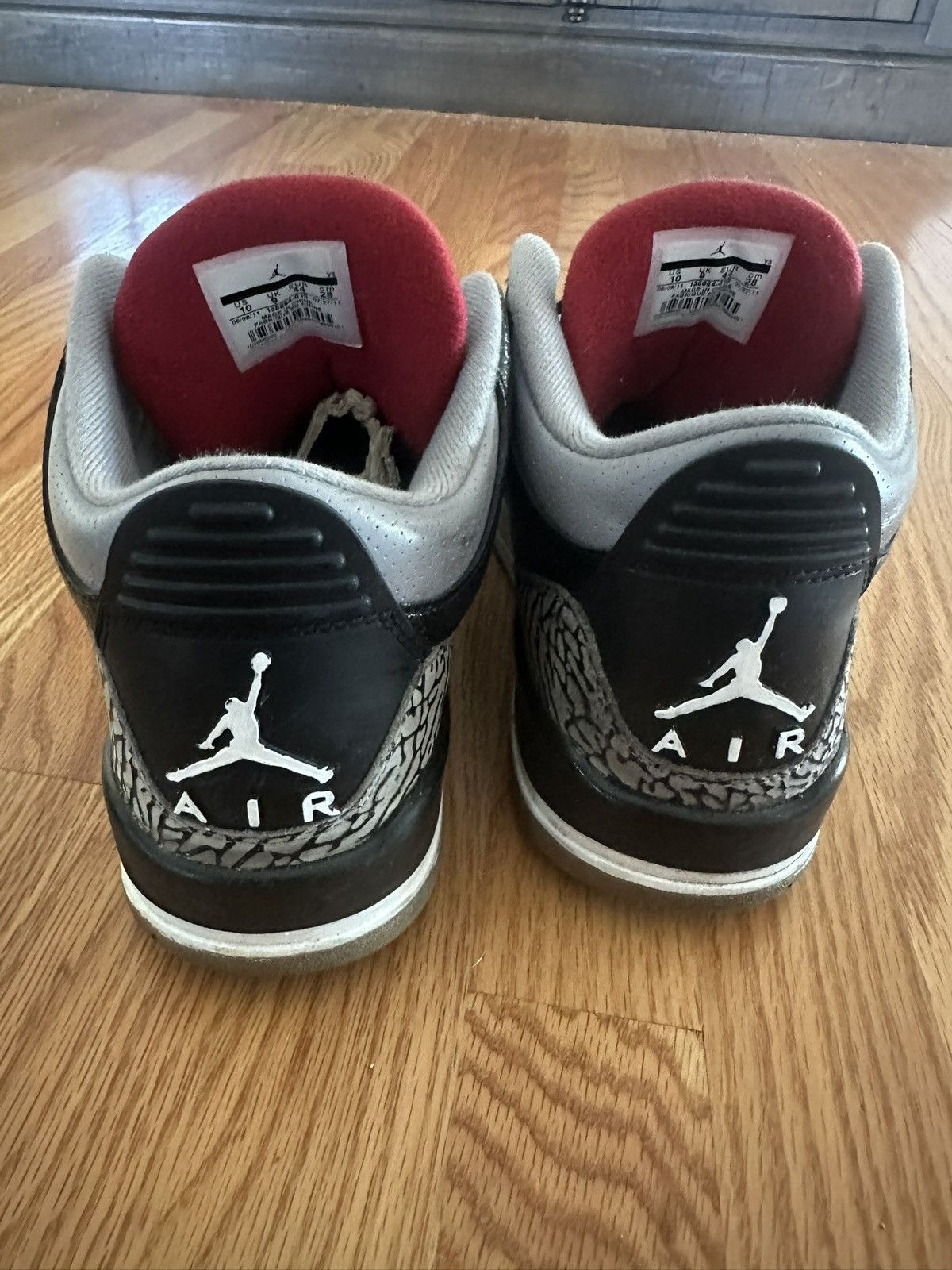Jordan Brand Jordan 2011 Black Cement 3 Size US 10 / EU 43 - 6 Thumbnail