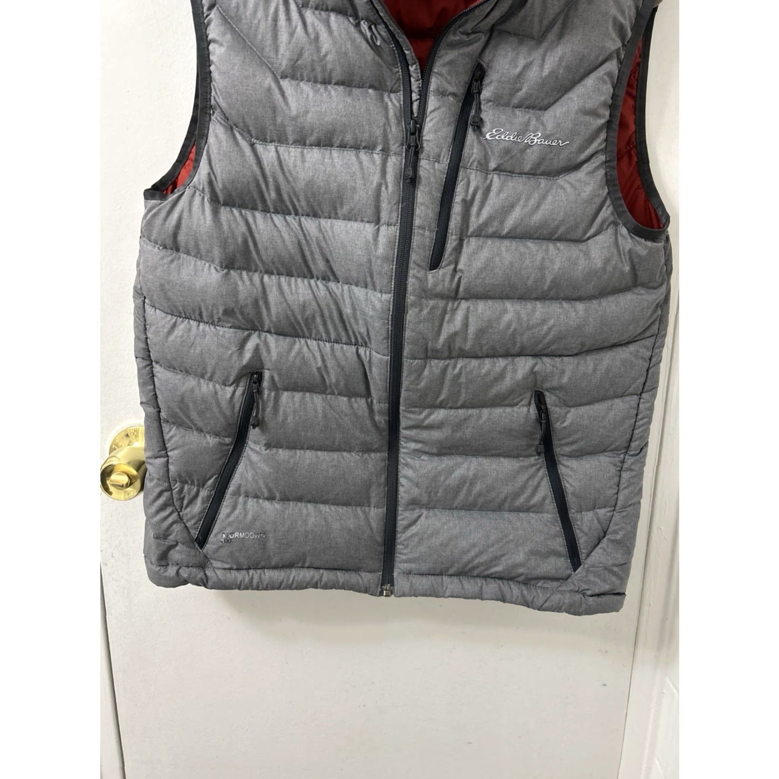 Eddie Bauer Eddie Bauer First Ascent StormDown Vest Mens S Gray Full Zip Puffer Insulated Down Outdoor Jacket Vest Size US S / EU 44-46 / 1 - 3 Thumbnail