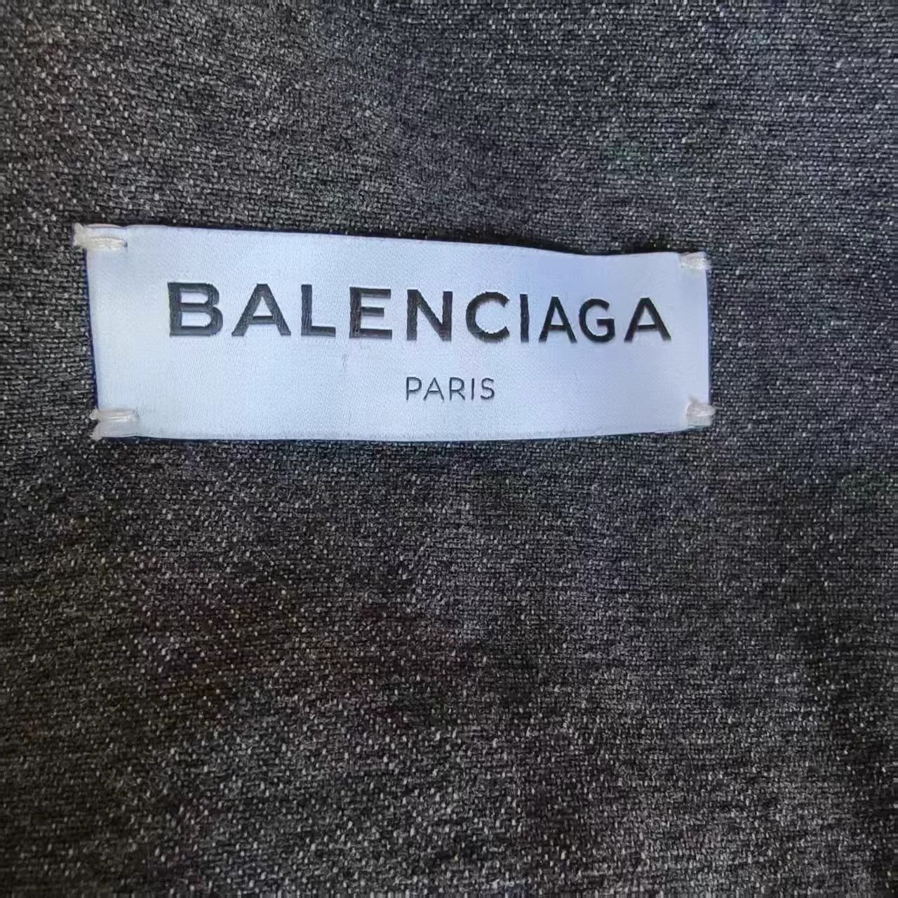 Balenciaga Balenciaga Logo Letter Denim Jacket Size XS / US 0-2 / IT 36-38 - 3 Thumbnail